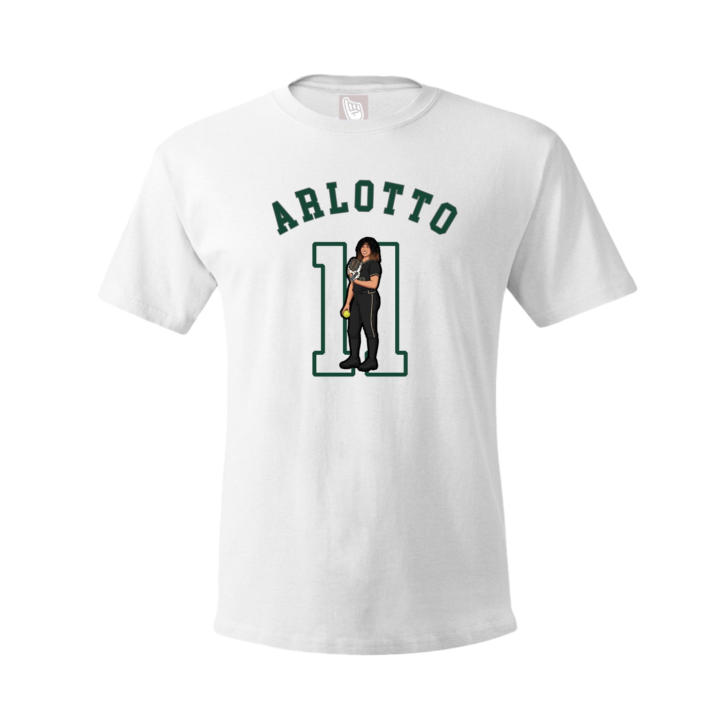 Tee — Shirsey Arch in White