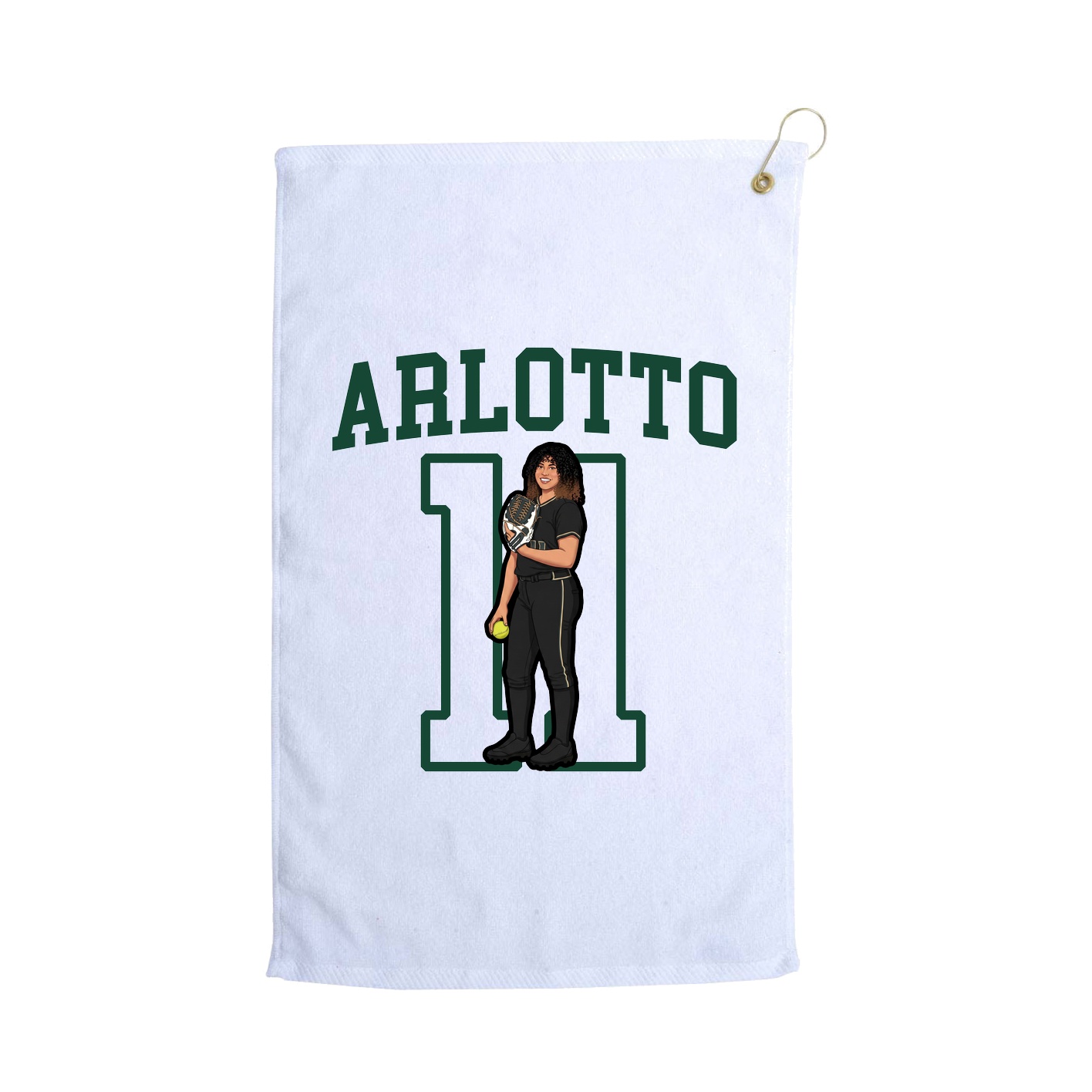 Golf Towel — Shirsey in White