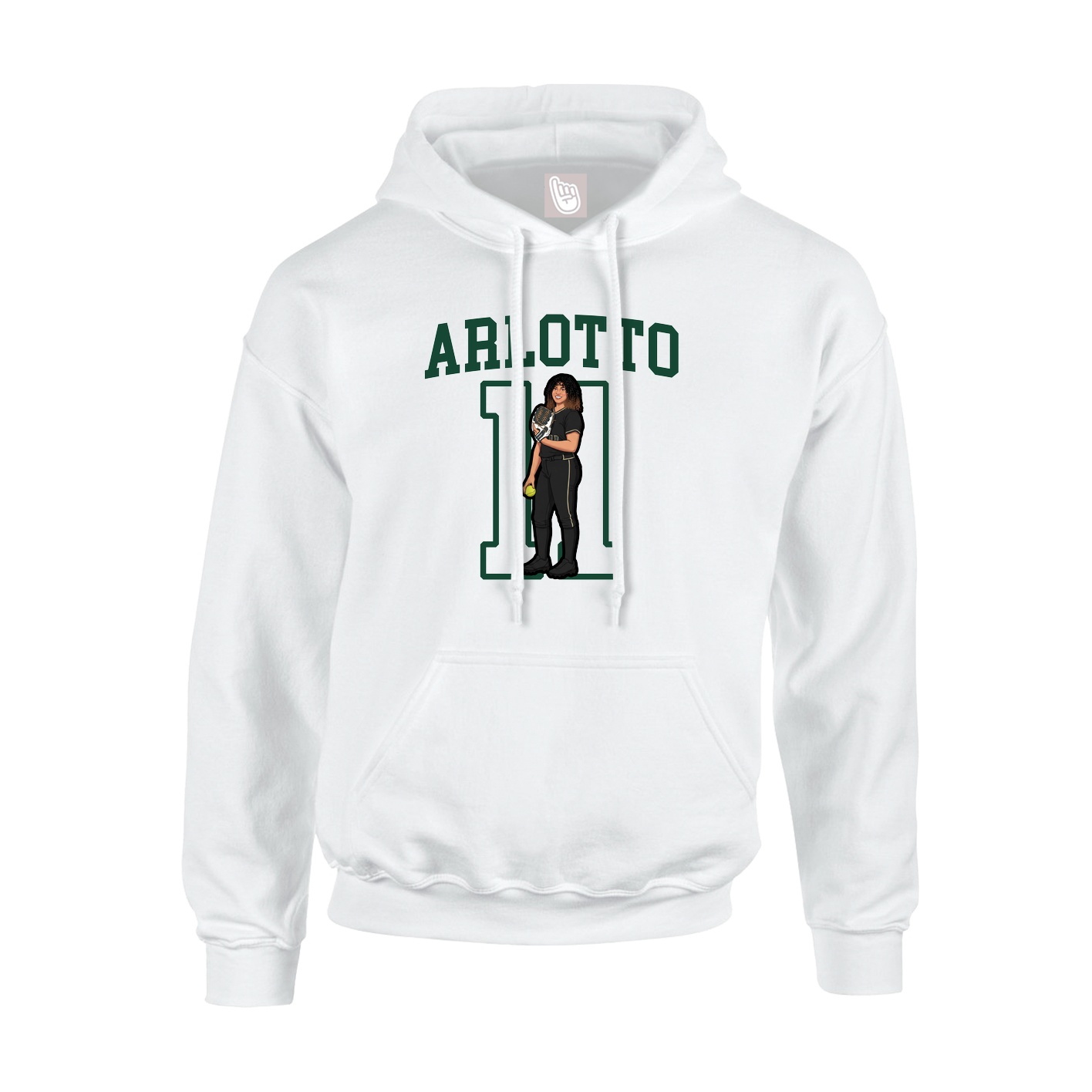 Youth Hoodie — Shirsey in White