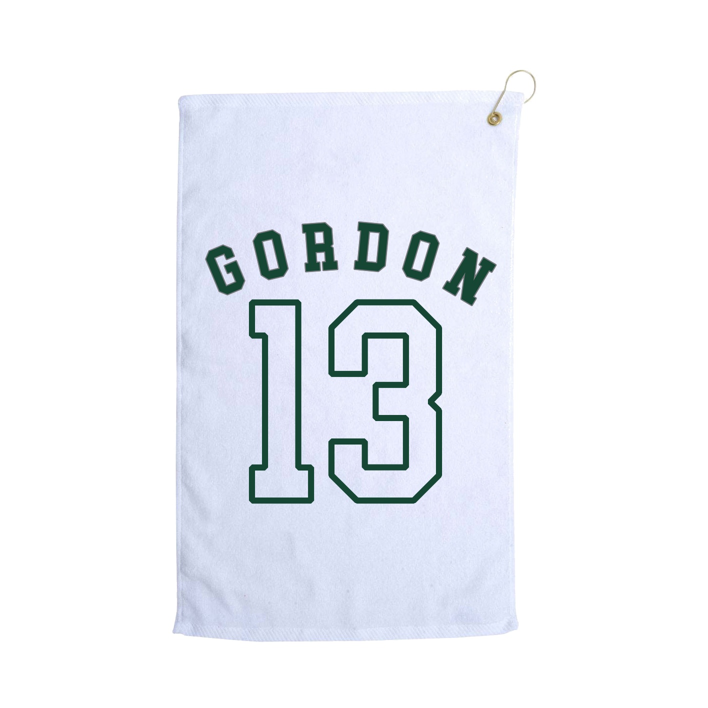 Golf Towel — Shirsey Arch in White