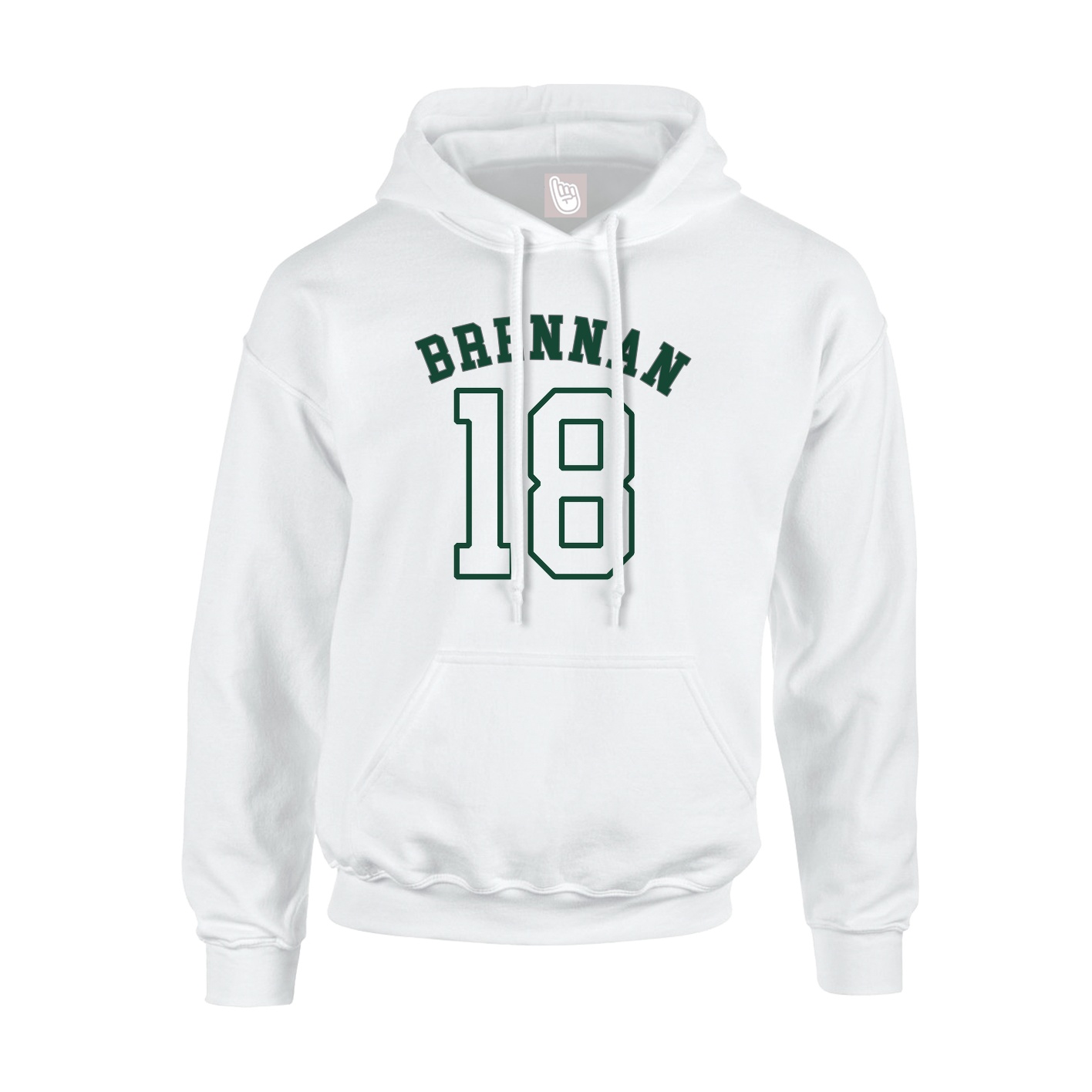 Youth Hoodie — Shirsey Arch in White