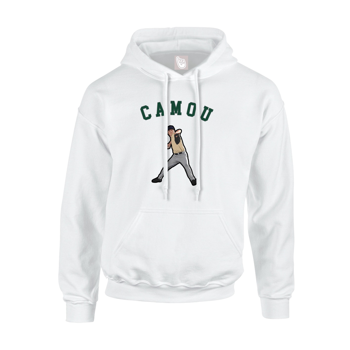 Hoodie — Shirsey Arch in White