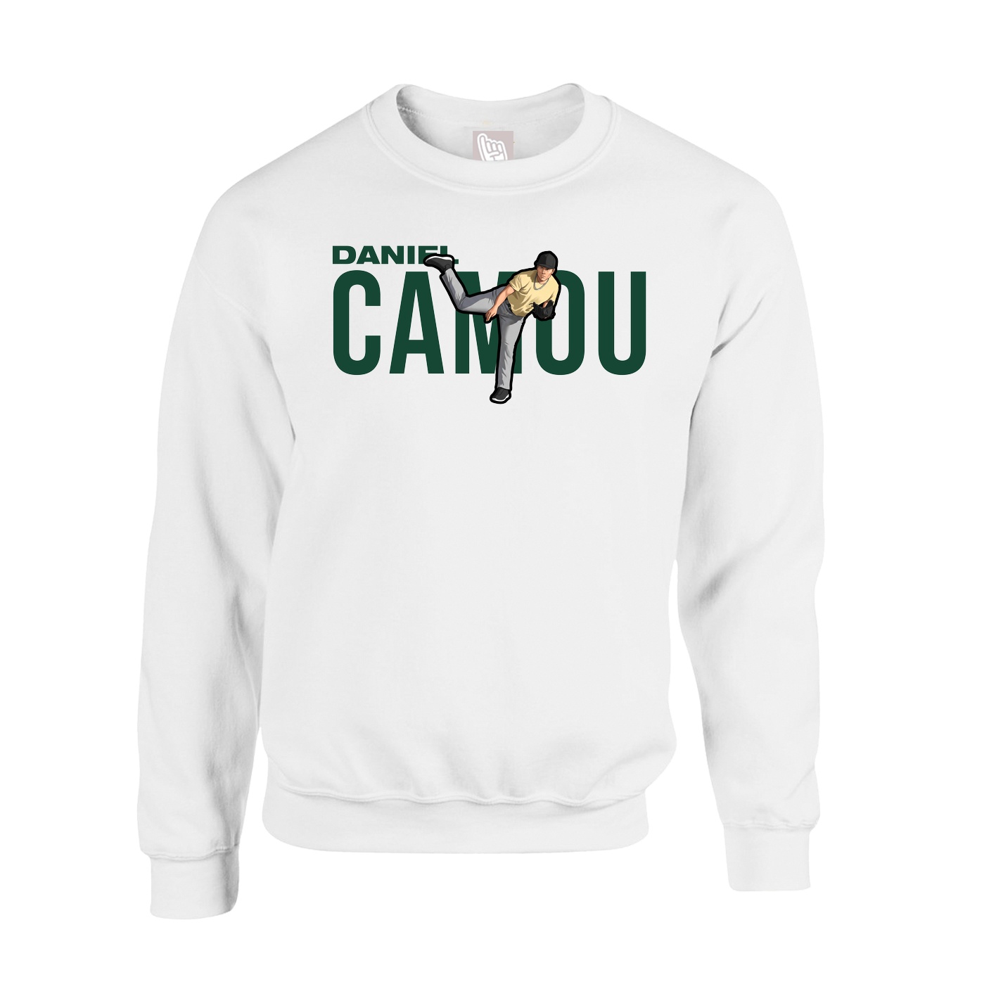 Fleece Crew — Player Name in White