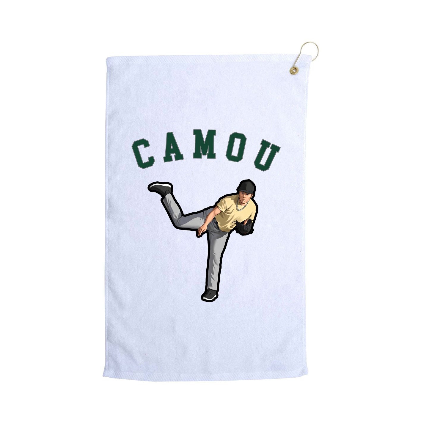 Golf Towel — Shirsey Arch in White