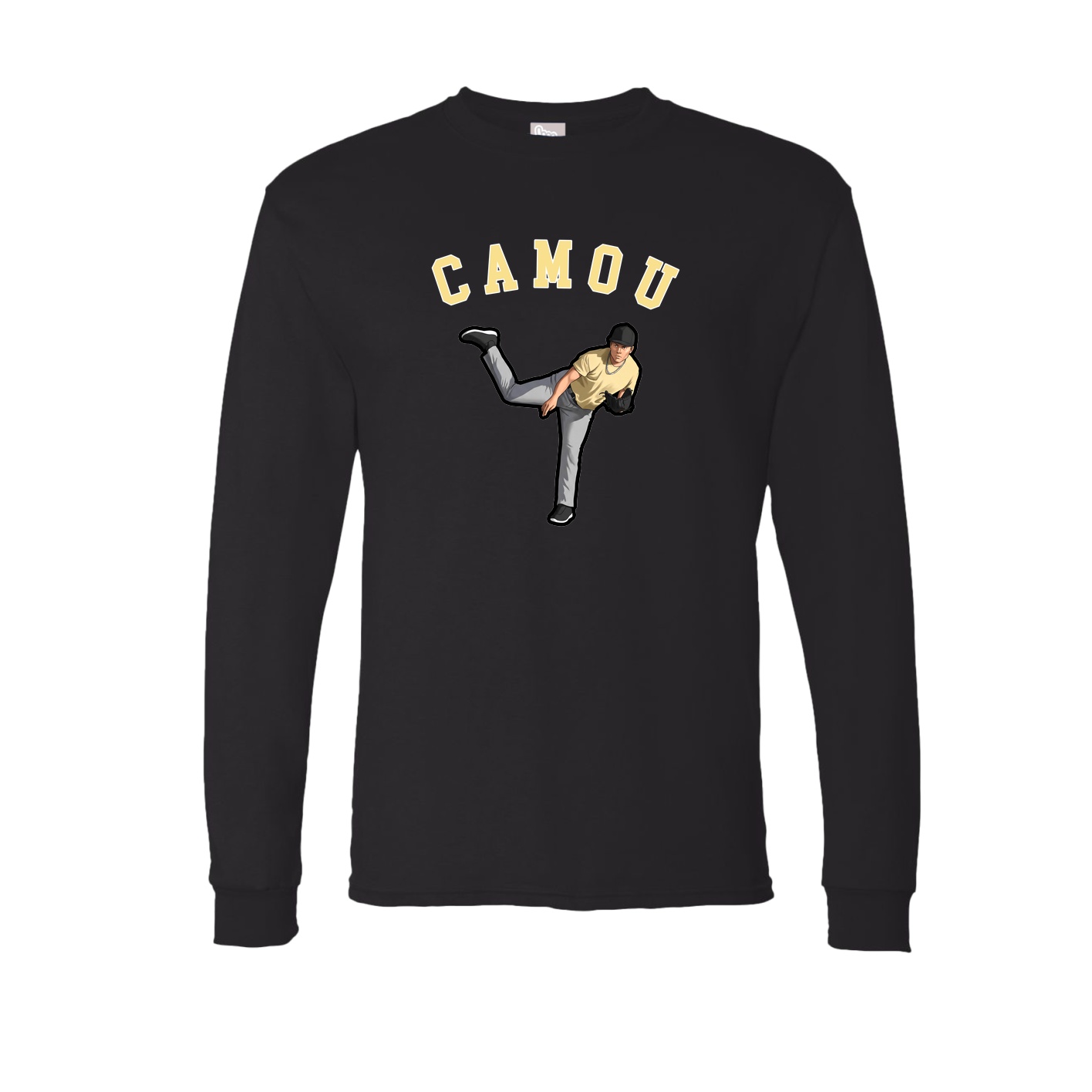 Long Sleeve Tee — Shirsey Arch in Black