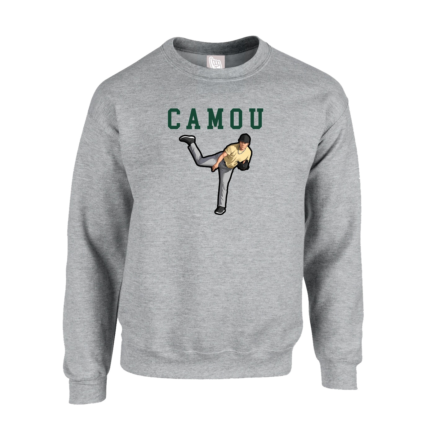 Fleece Crew — Shirsey in Grey