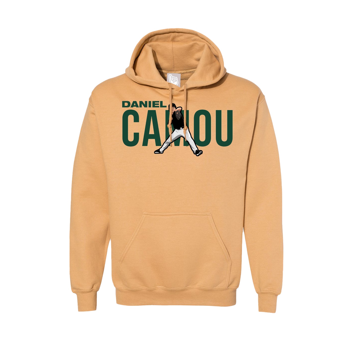 Hoodie — Player Name in Vegas Gold
