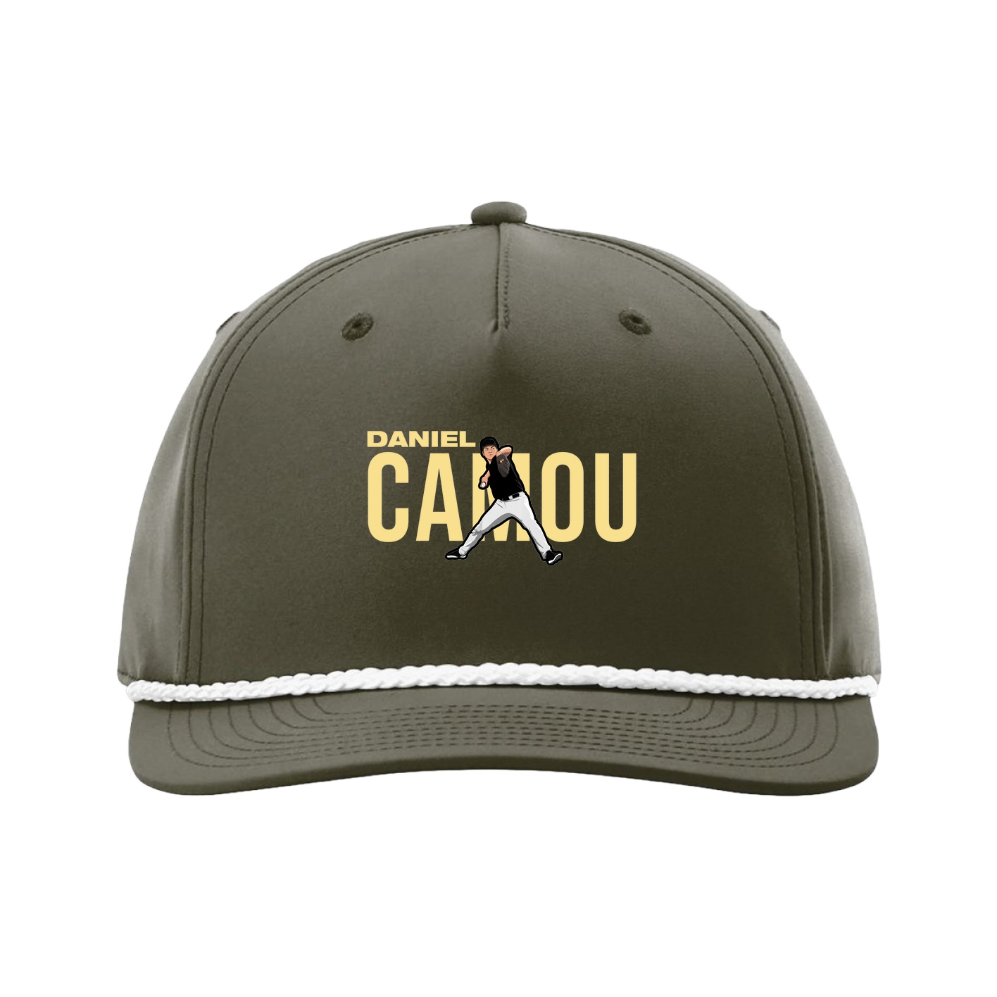 Five-Panel Classic Rope Cap — Player Name in Green