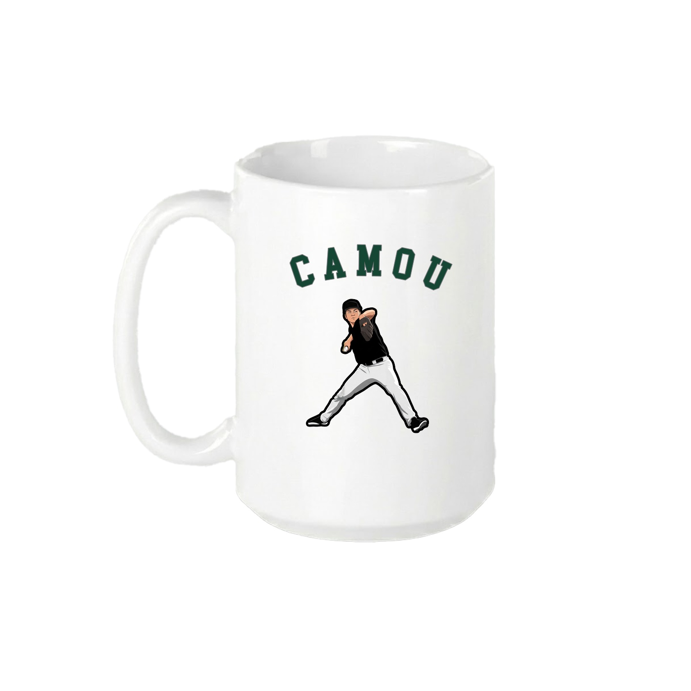 15oz Coffee Mug — Shirsey Arch in White