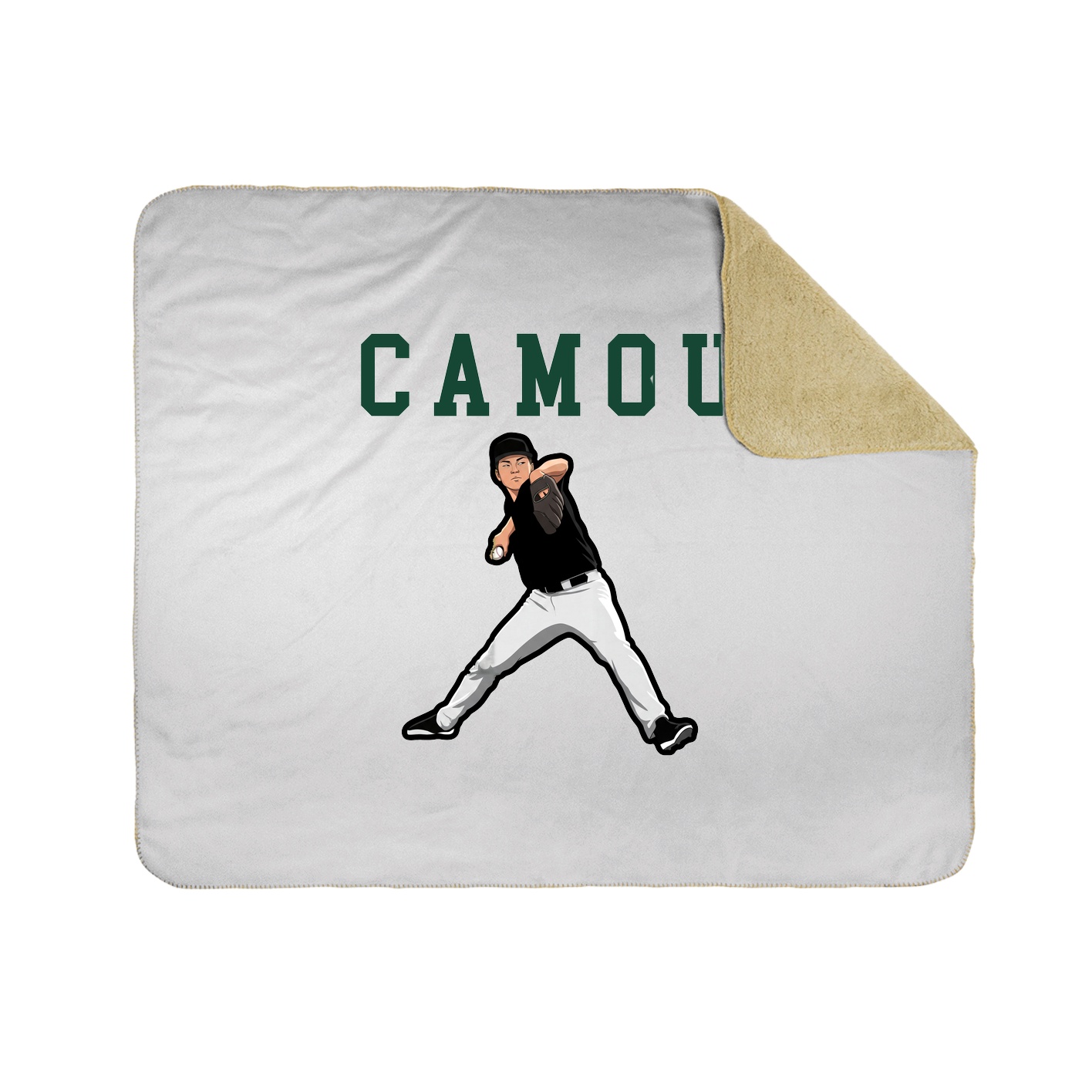 Throw Blanket — Shirsey in White