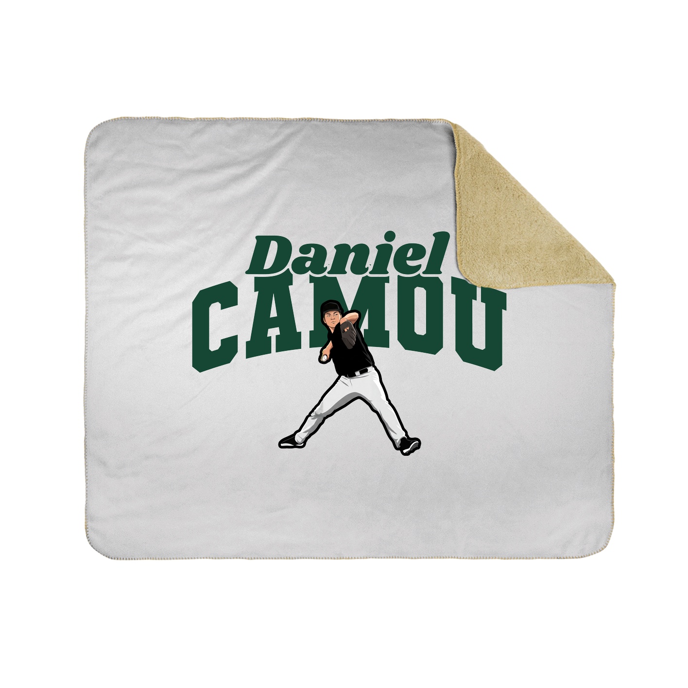 Throw Blanket — Signature Arch in White