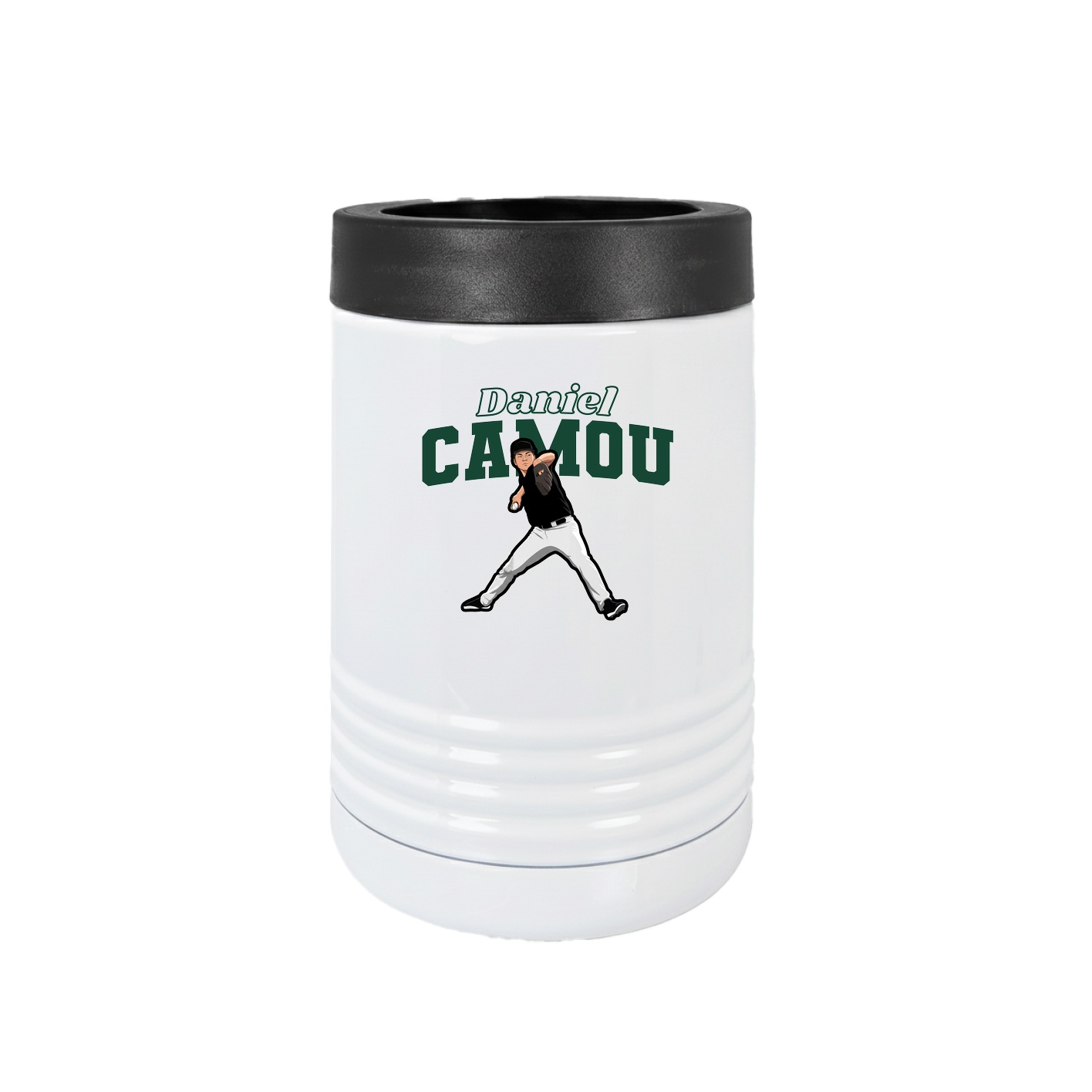 Beverage Holder — Name Arch in White