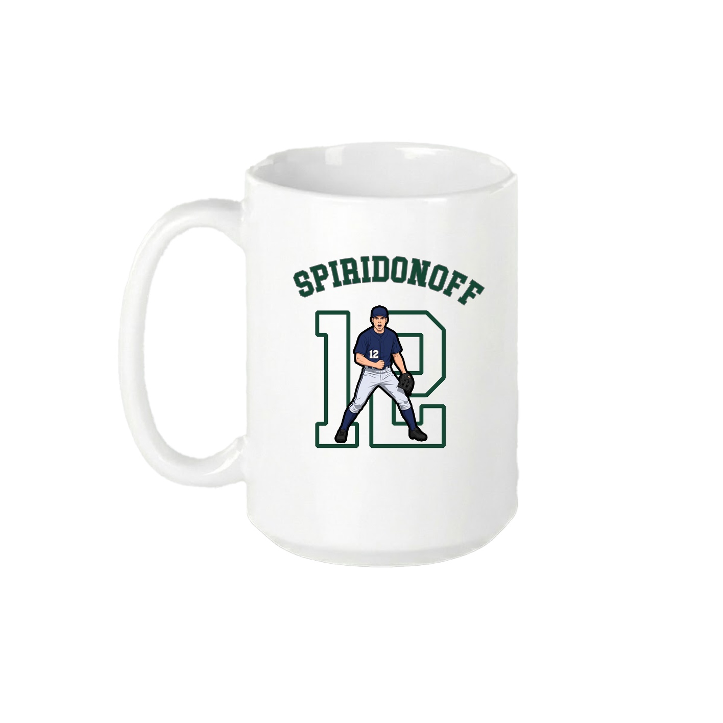 15oz Coffee Mug — Shirsey Arch in White