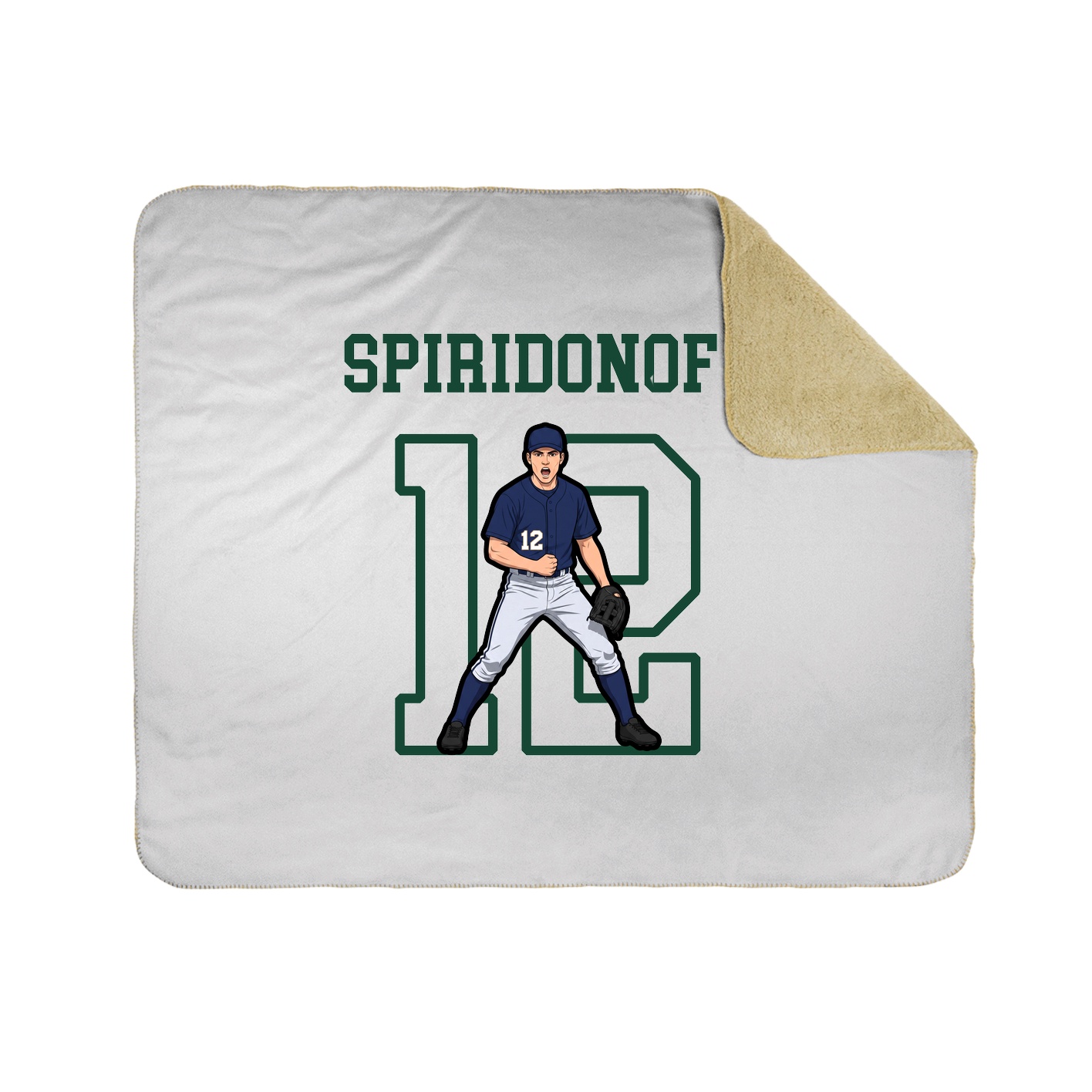 Throw Blanket — Shirsey in White