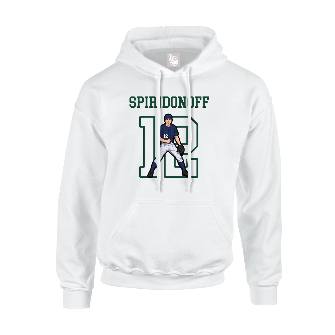 Youth Hoodie — Shirsey in White