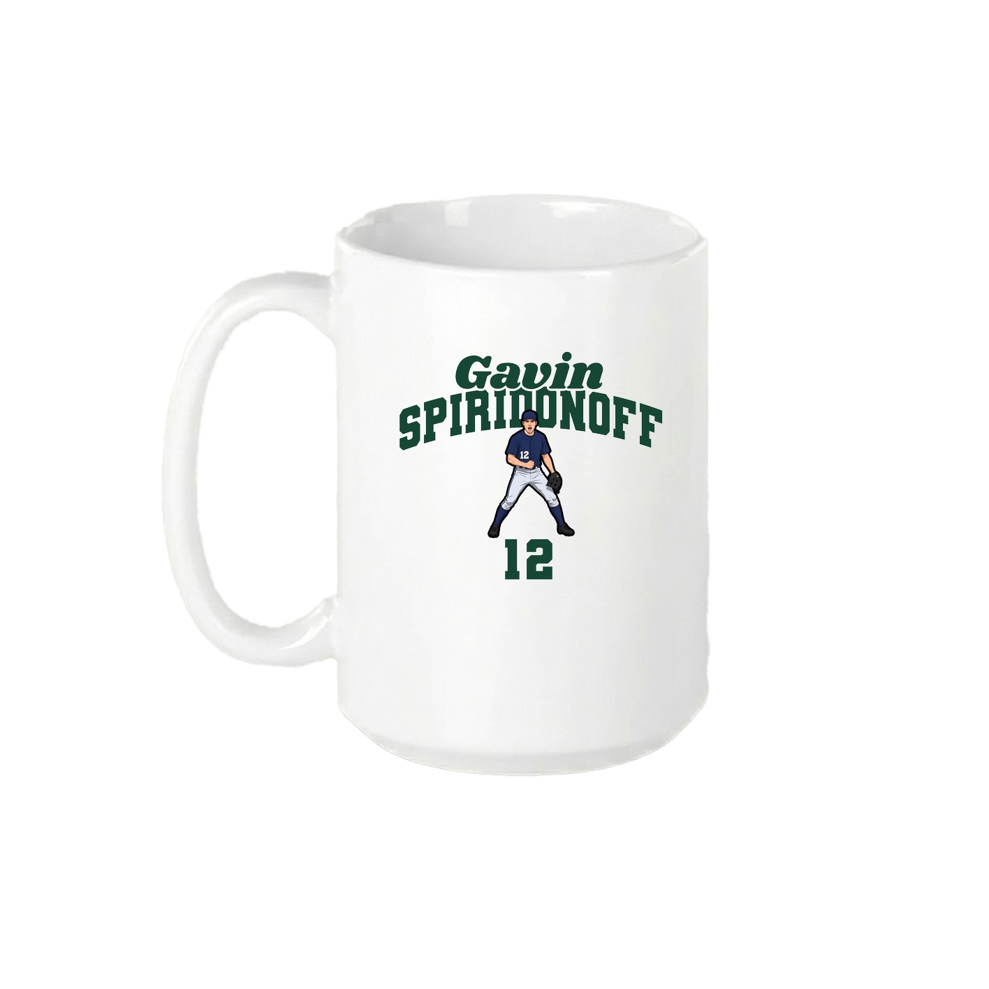 15oz Coffee Mug — Signature Arch in White