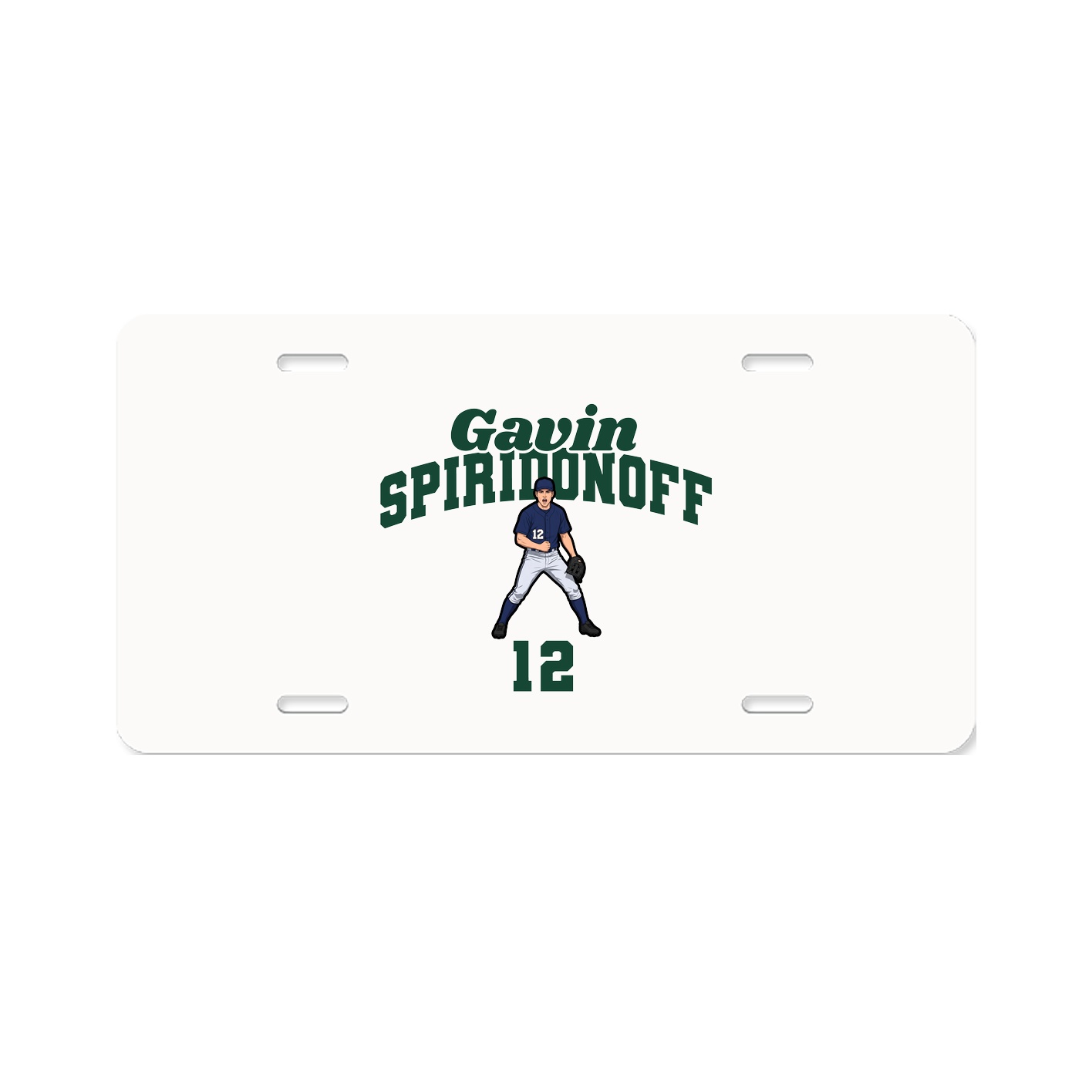 License Plate — Signature Arch in Classic