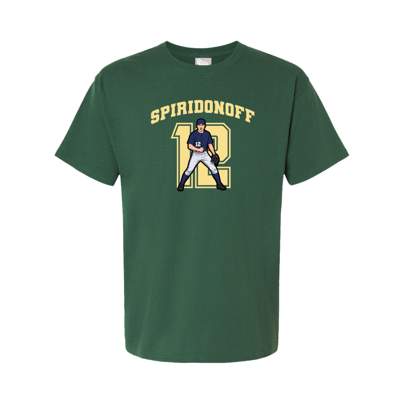 Tee — Number in Green