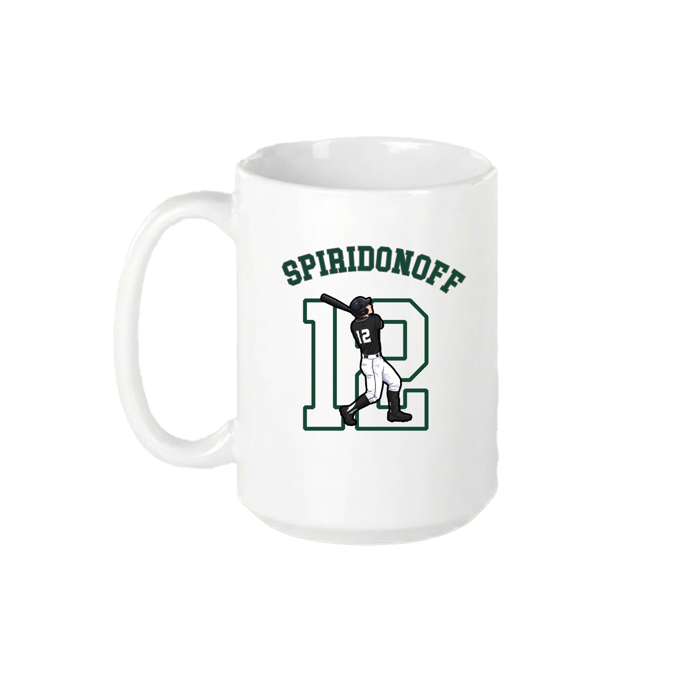 15oz Coffee Mug — Shirsey Arch in White