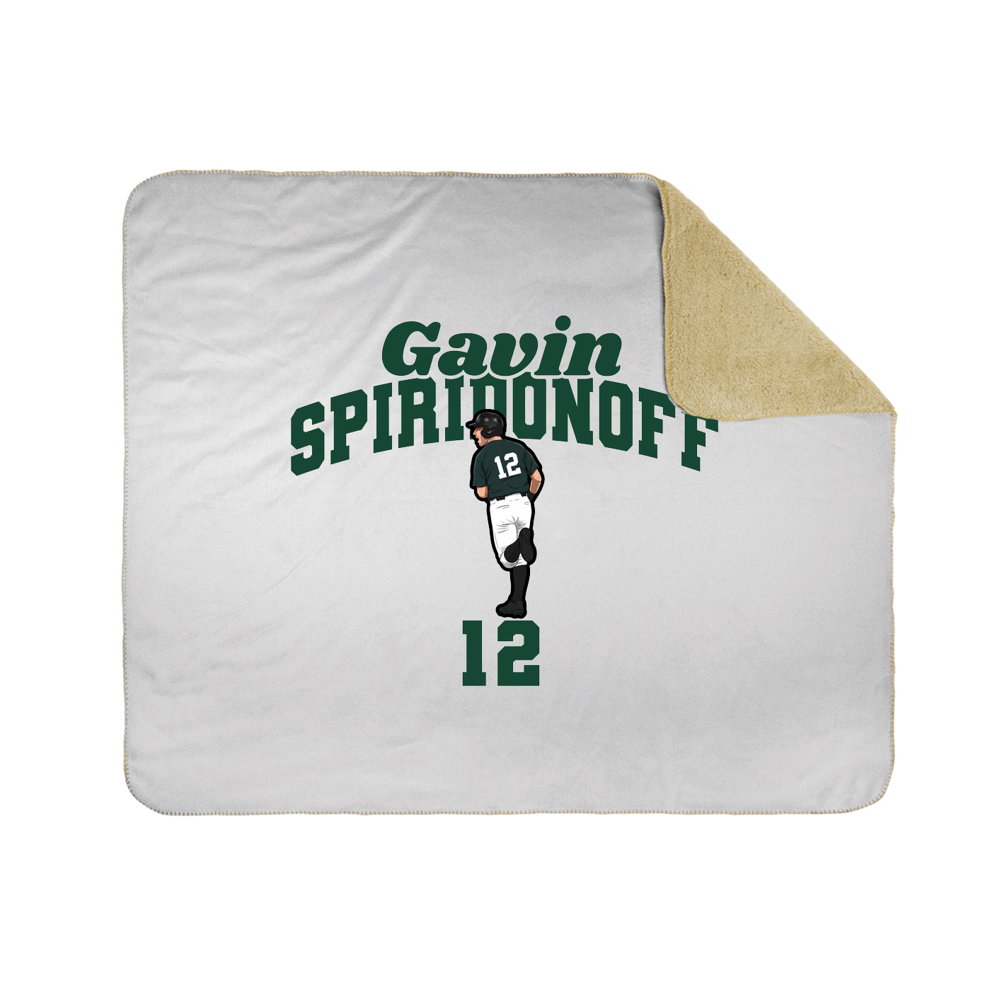 Throw Blanket — Signature Arch in White