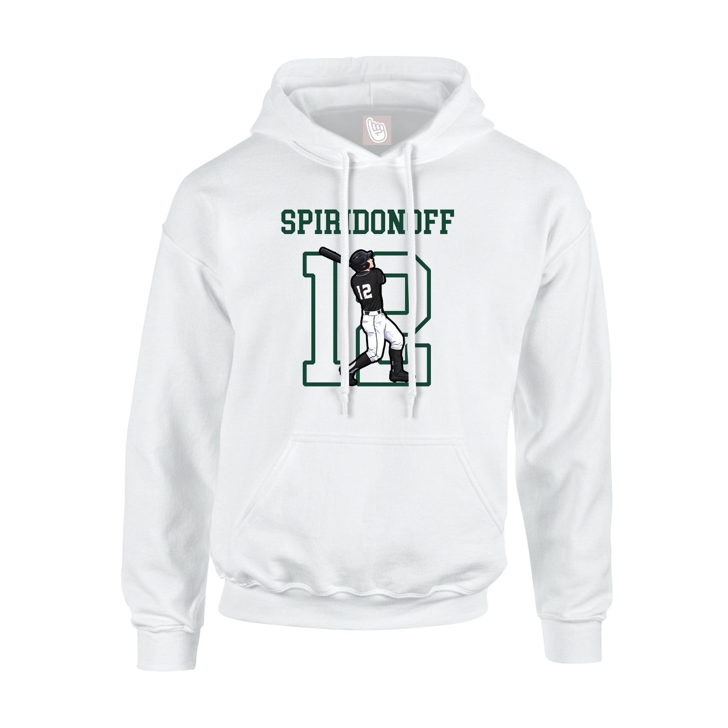 Hoodie — Shirsey in White