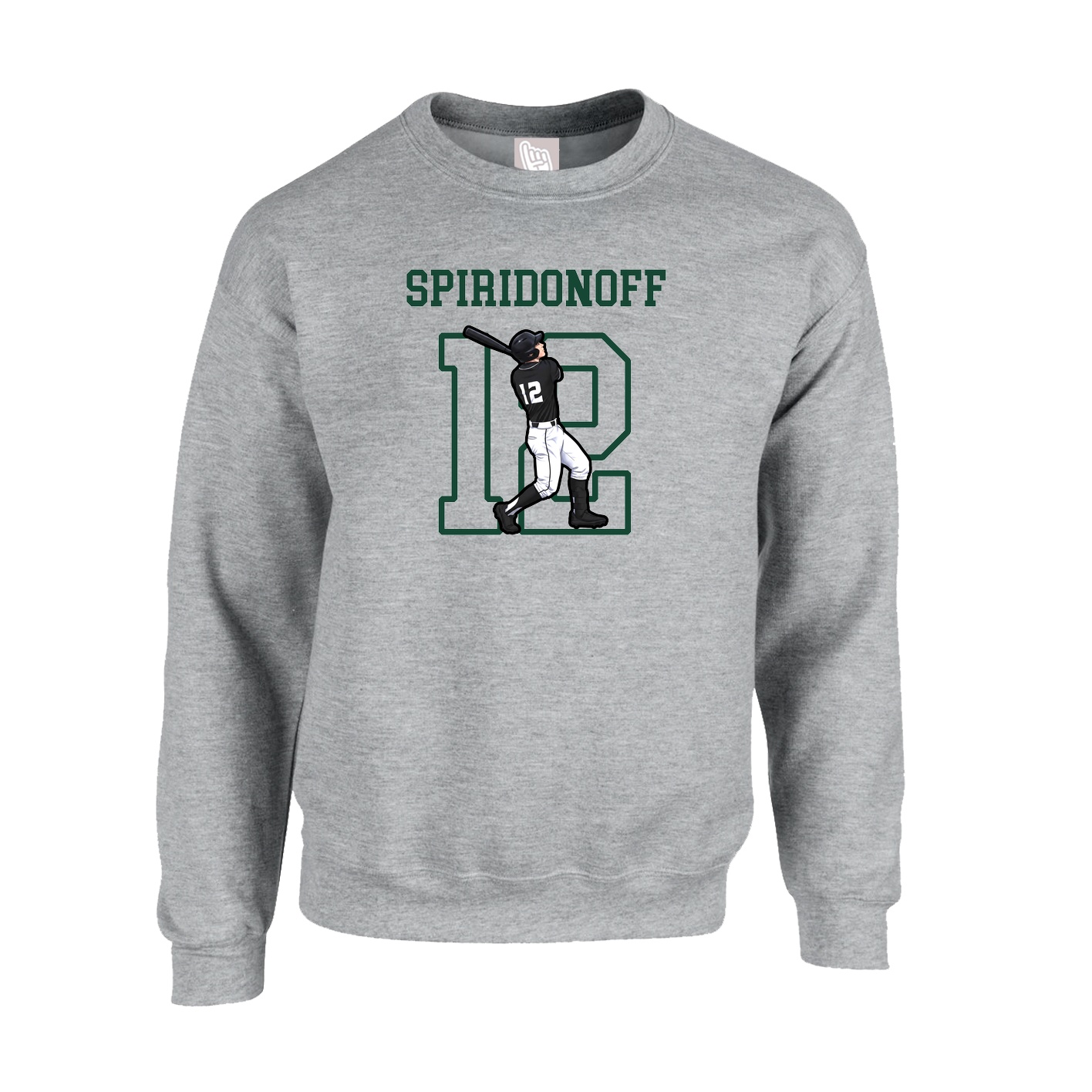 Fleece Crew — Shirsey in Grey