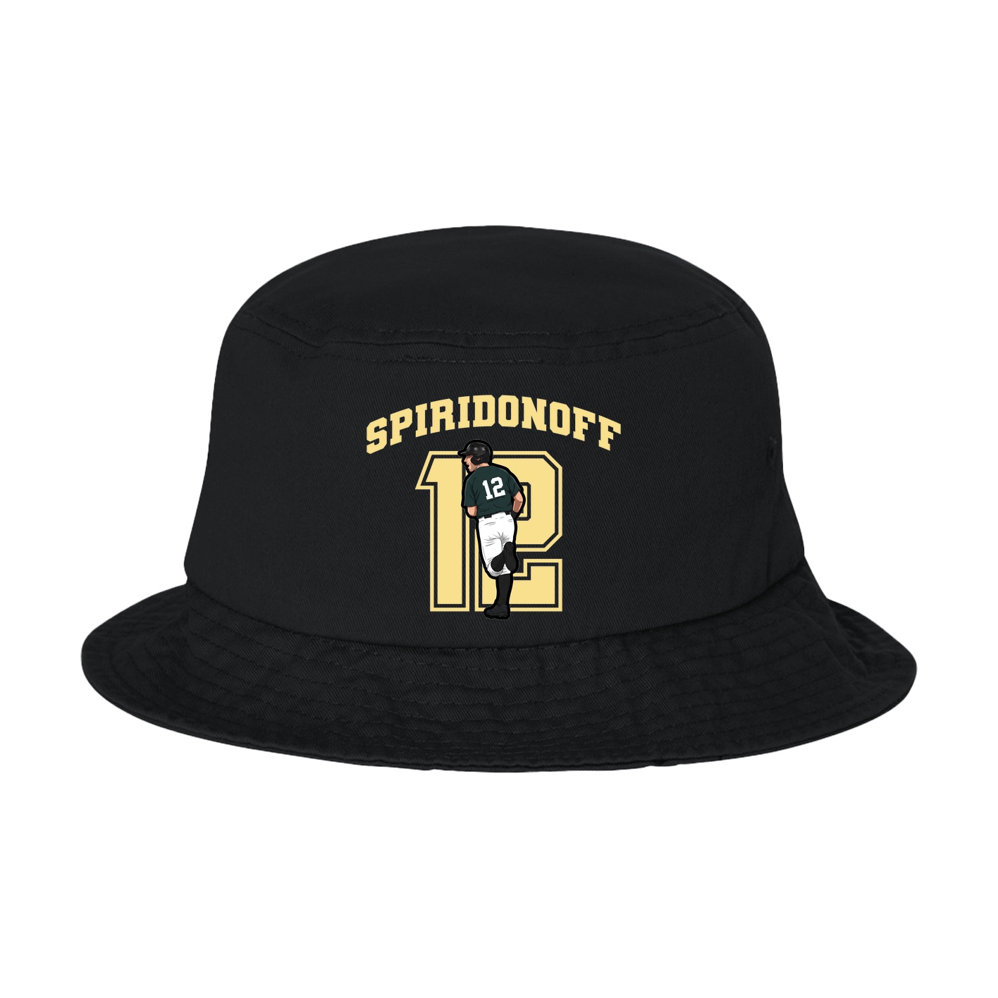 Bucket Cap — Number in Black