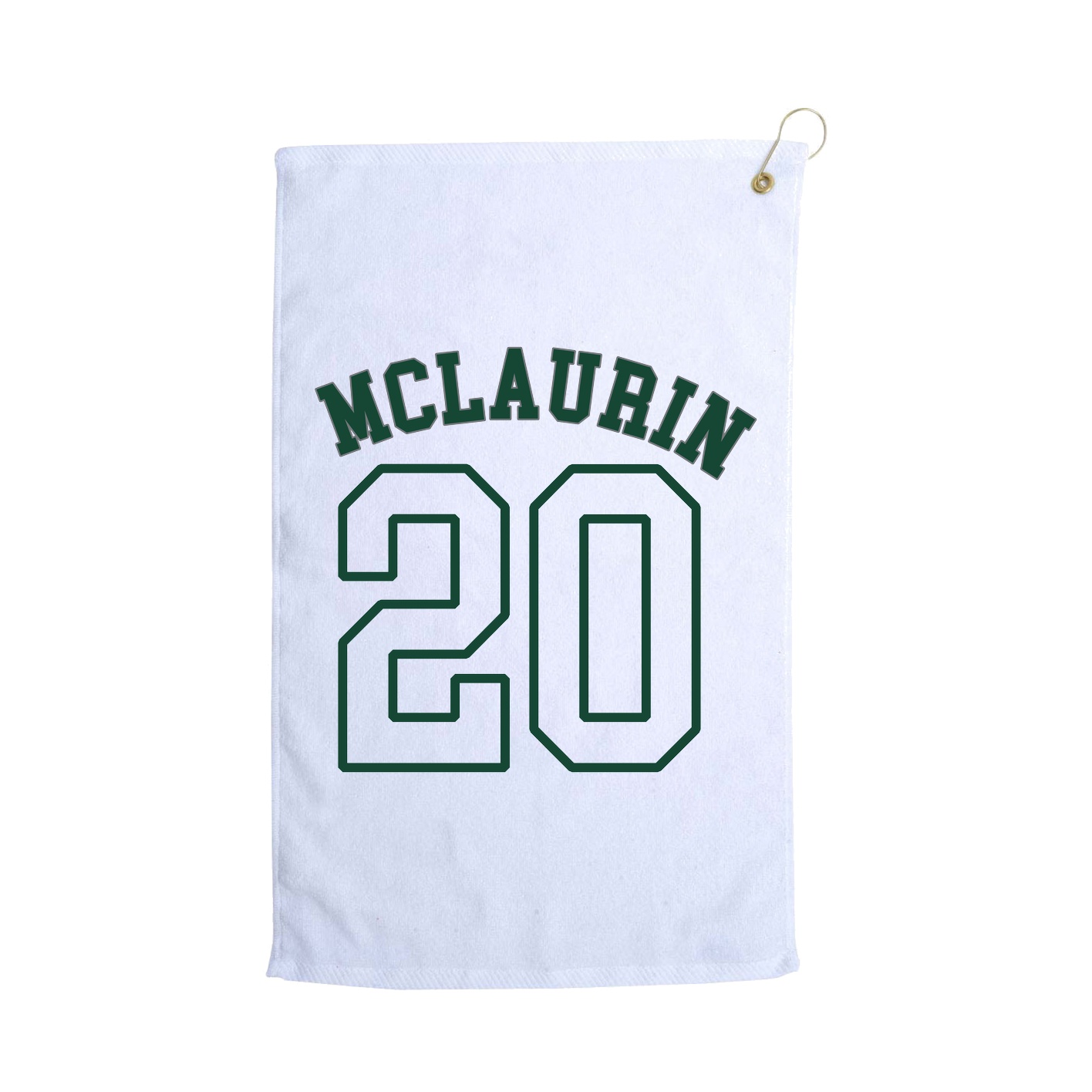 Golf Towel — Shirsey Arch in White