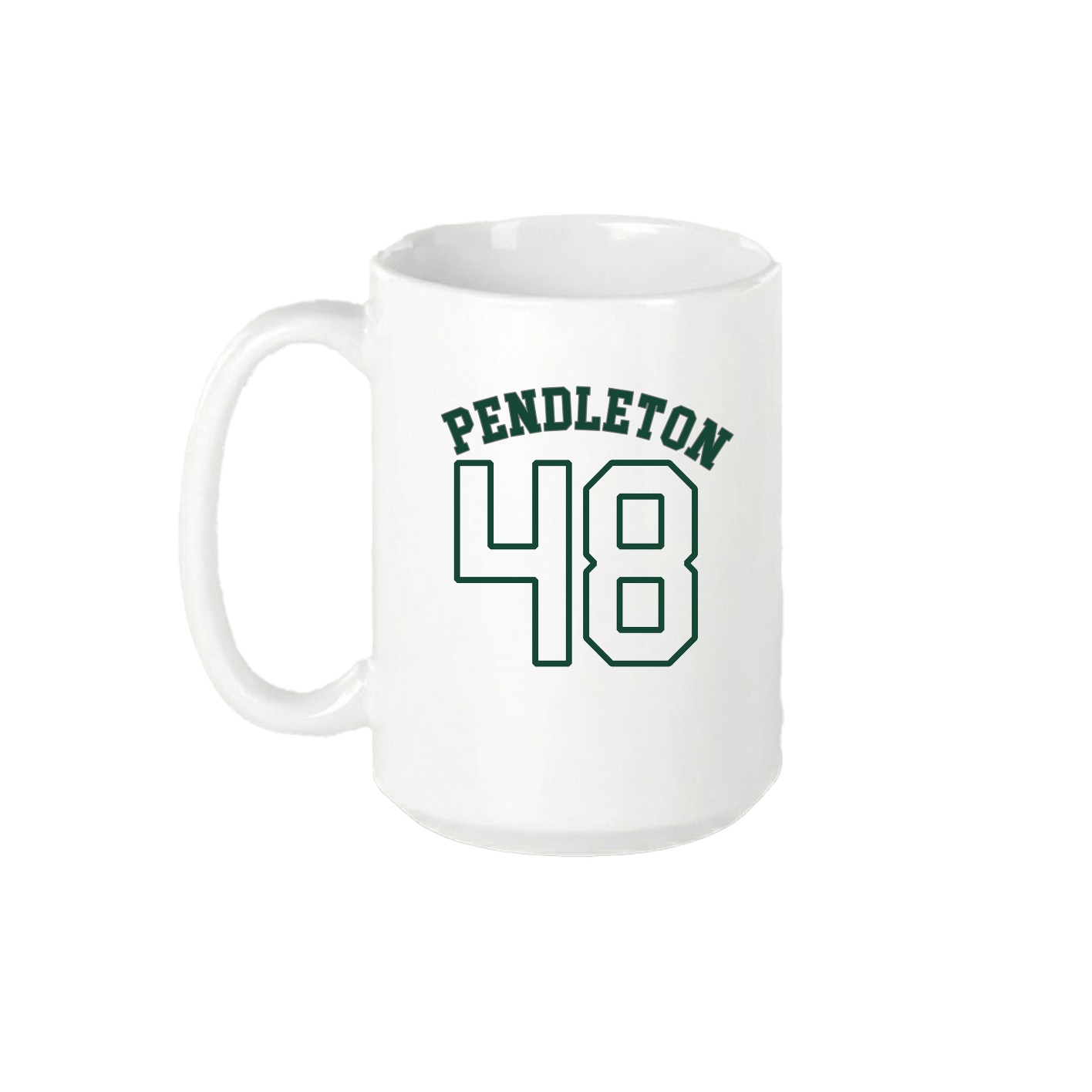 15oz Coffee Mug — Shirsey Arch in White