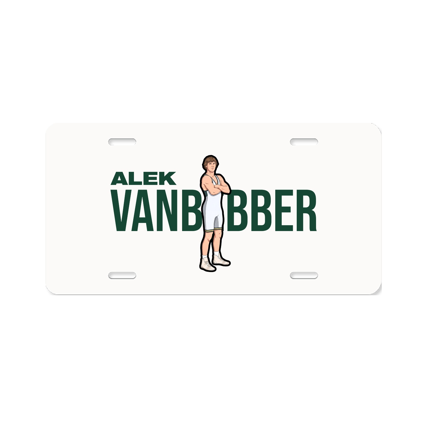License Plate — Player Name in Classic