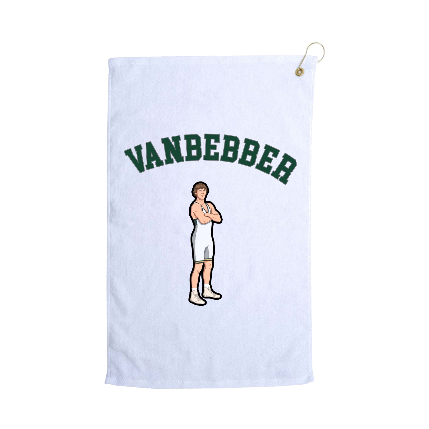 Golf Towel — Shirsey Arch in White