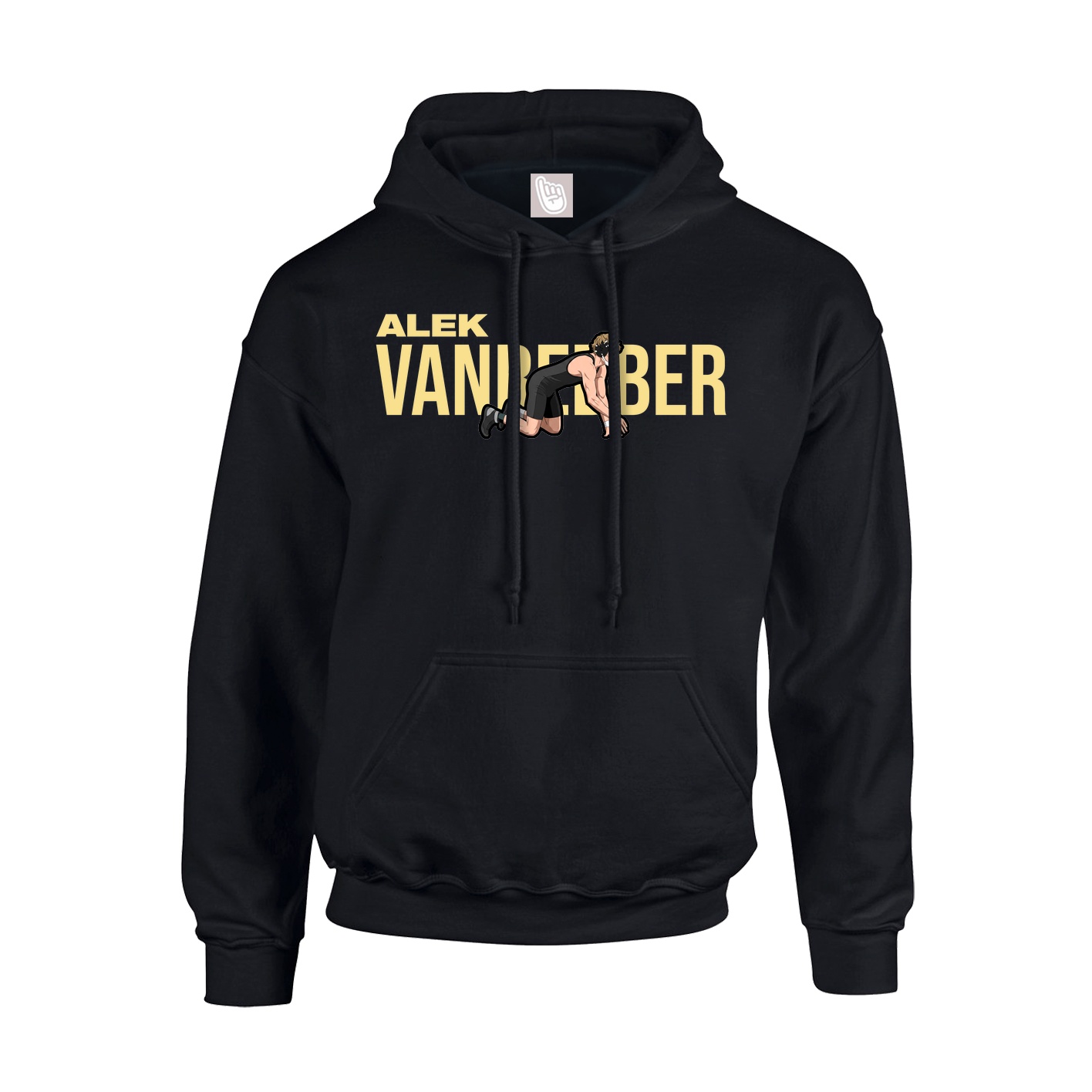Youth Hoodie — Player Name in Black