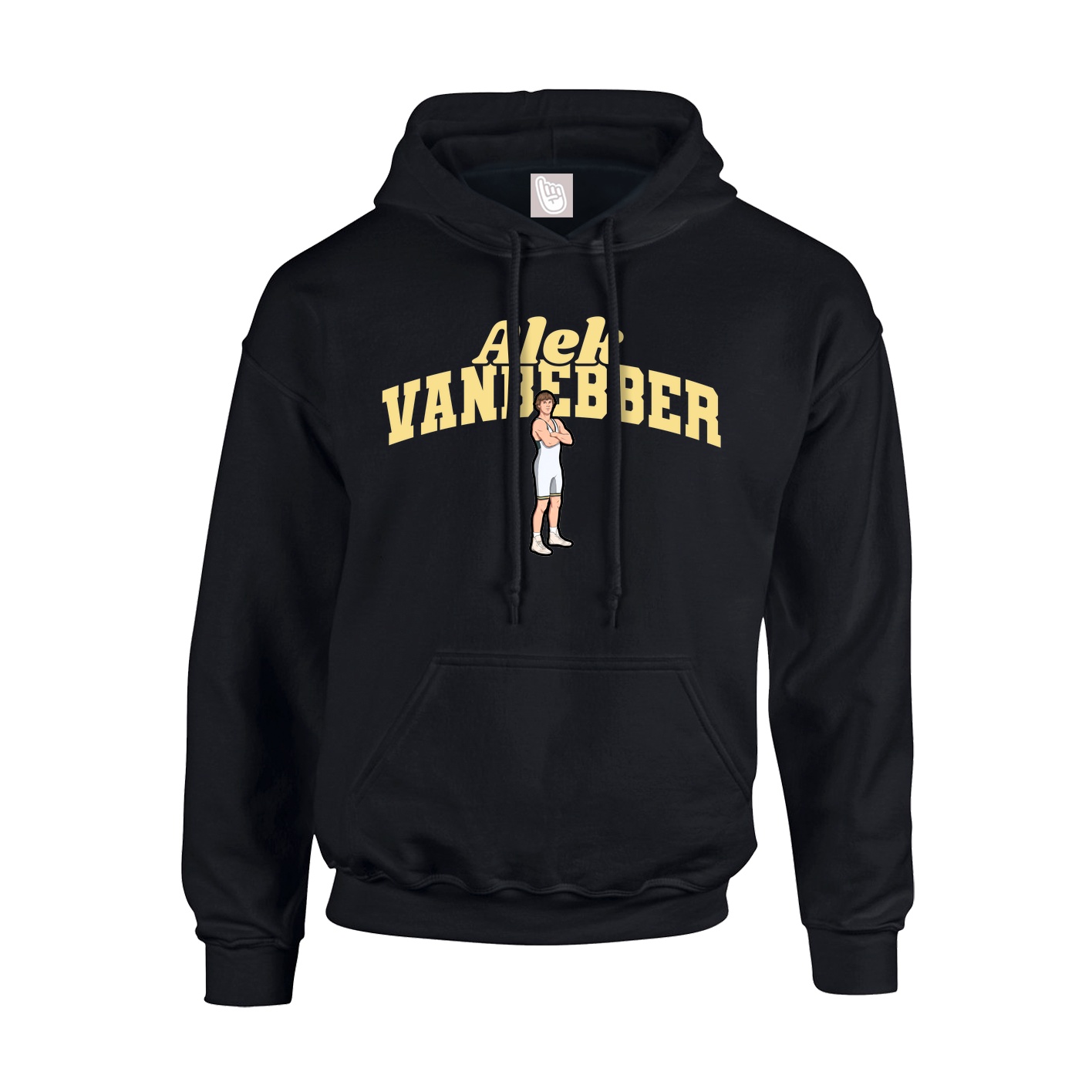 Hoodie — Signature Arch in Black