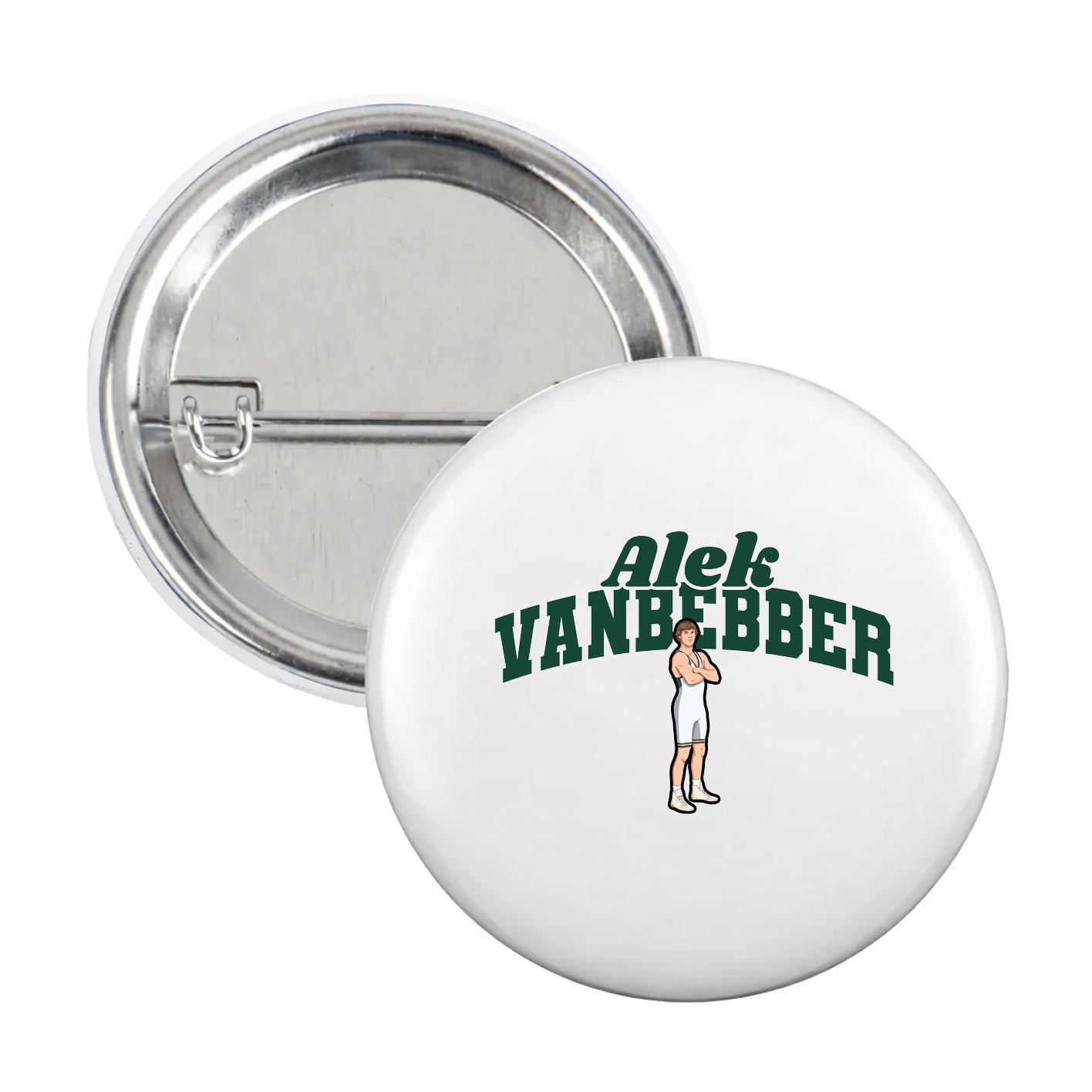 Game Day Button — Signature Arch in White