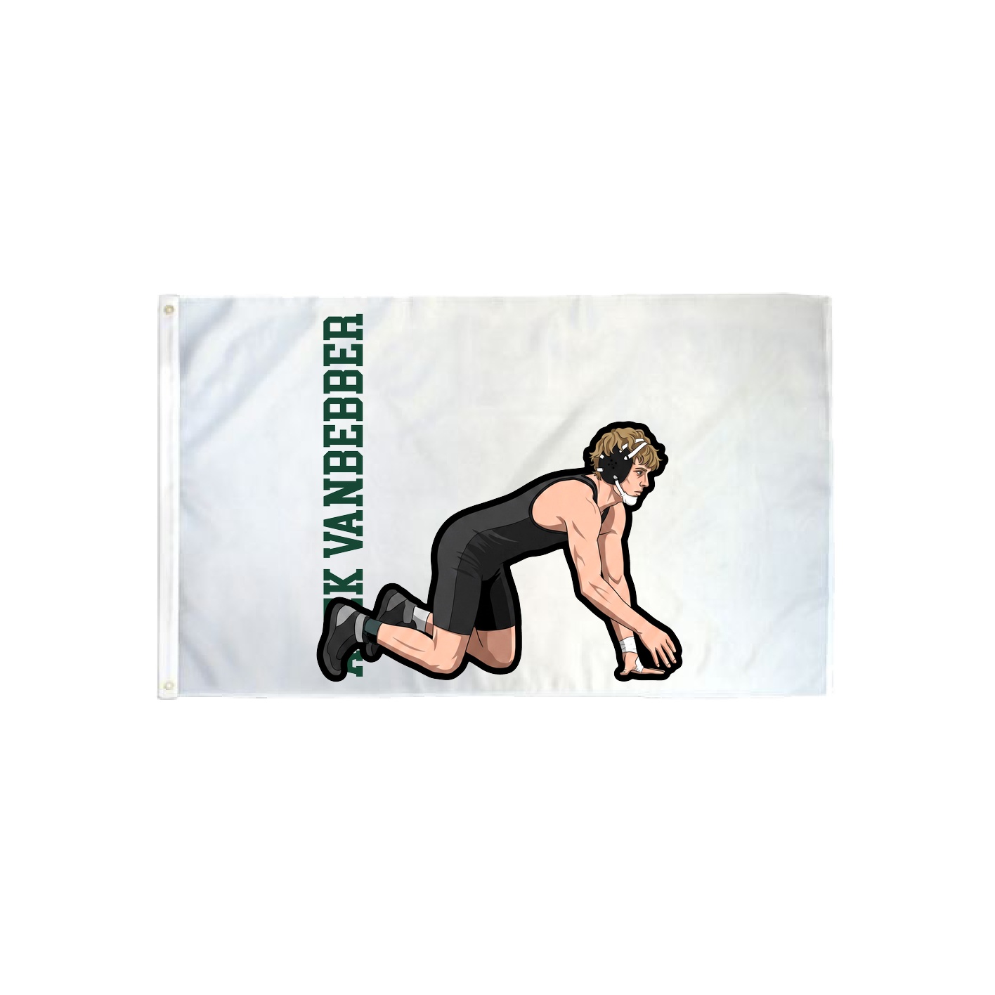 3x5 Flag — Name Vertical in Classic