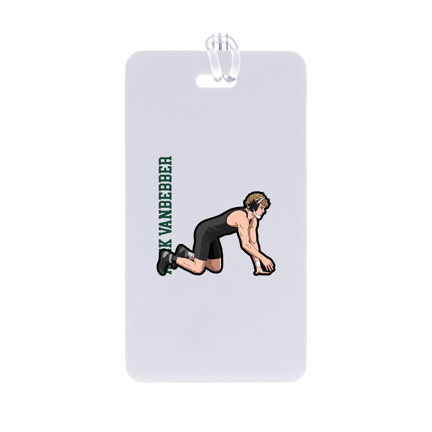 Bag Tag — Name Vertical in Classic