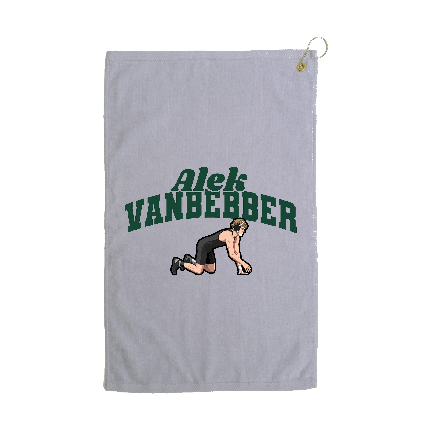 Golf Towel — Signature Arch in Grey