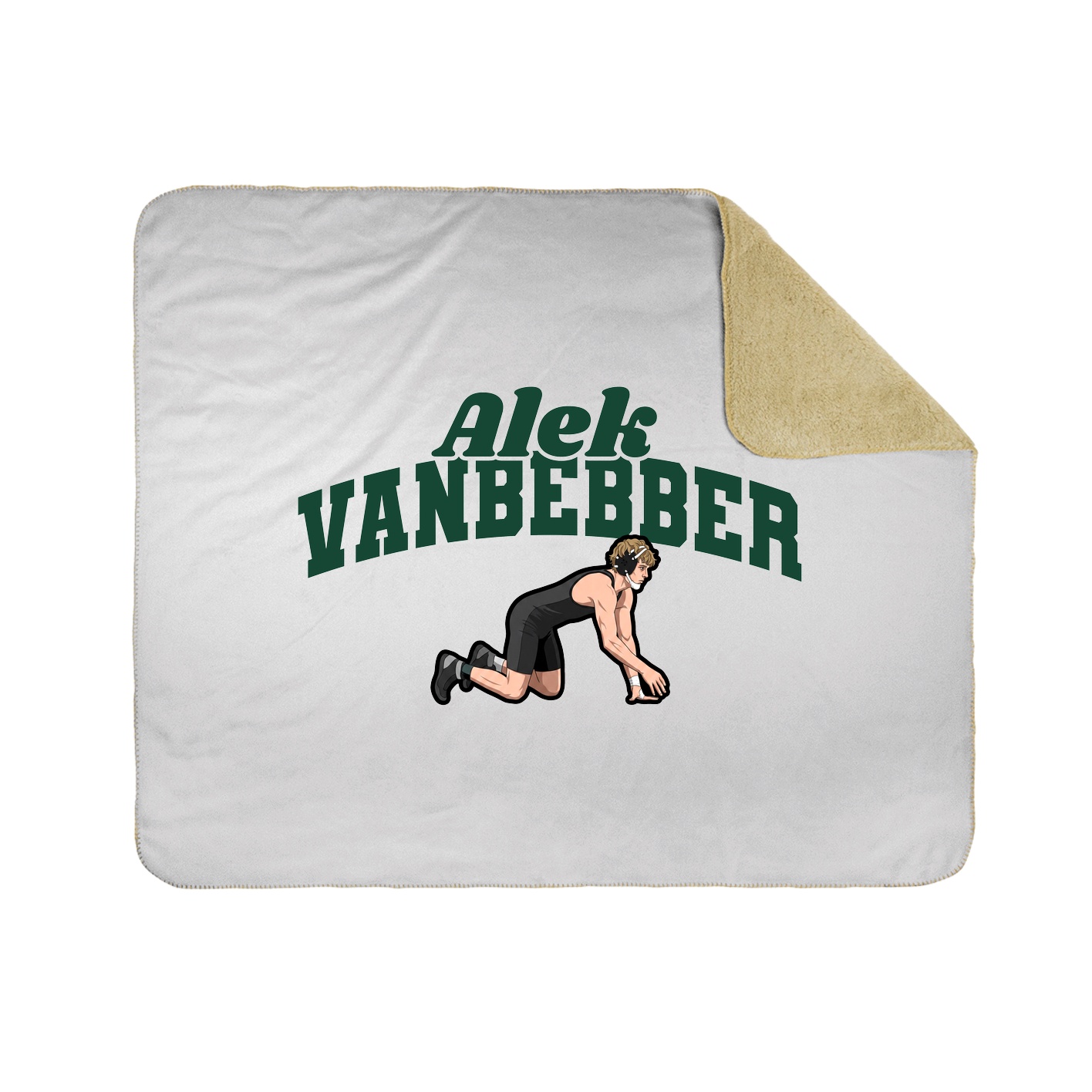 Throw Blanket — Signature Arch in White