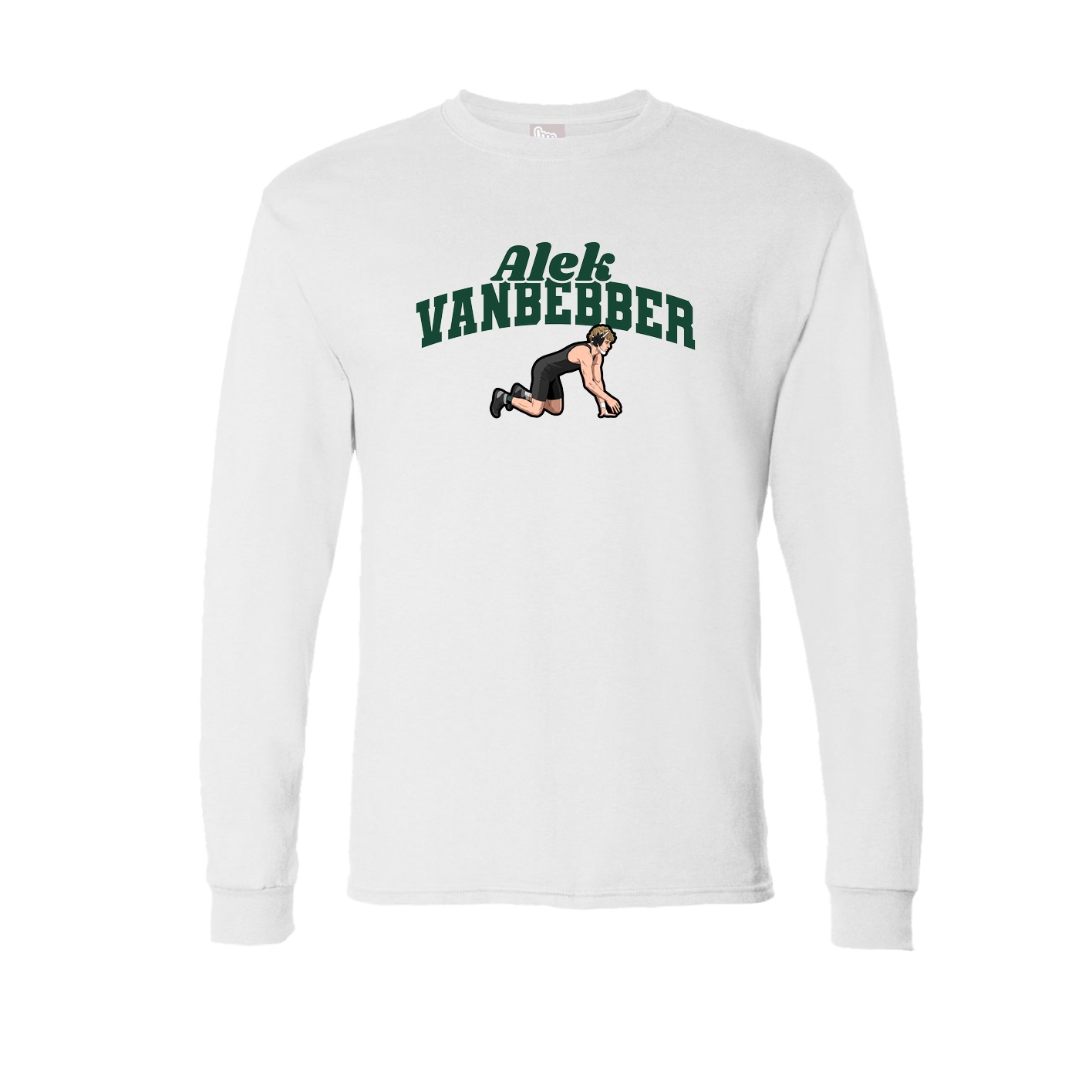 Long Sleeve Tee — Signature Arch in White