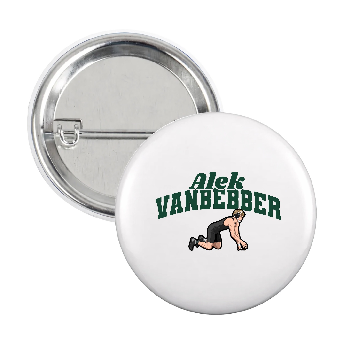 Game Day Button — Signature Arch in White