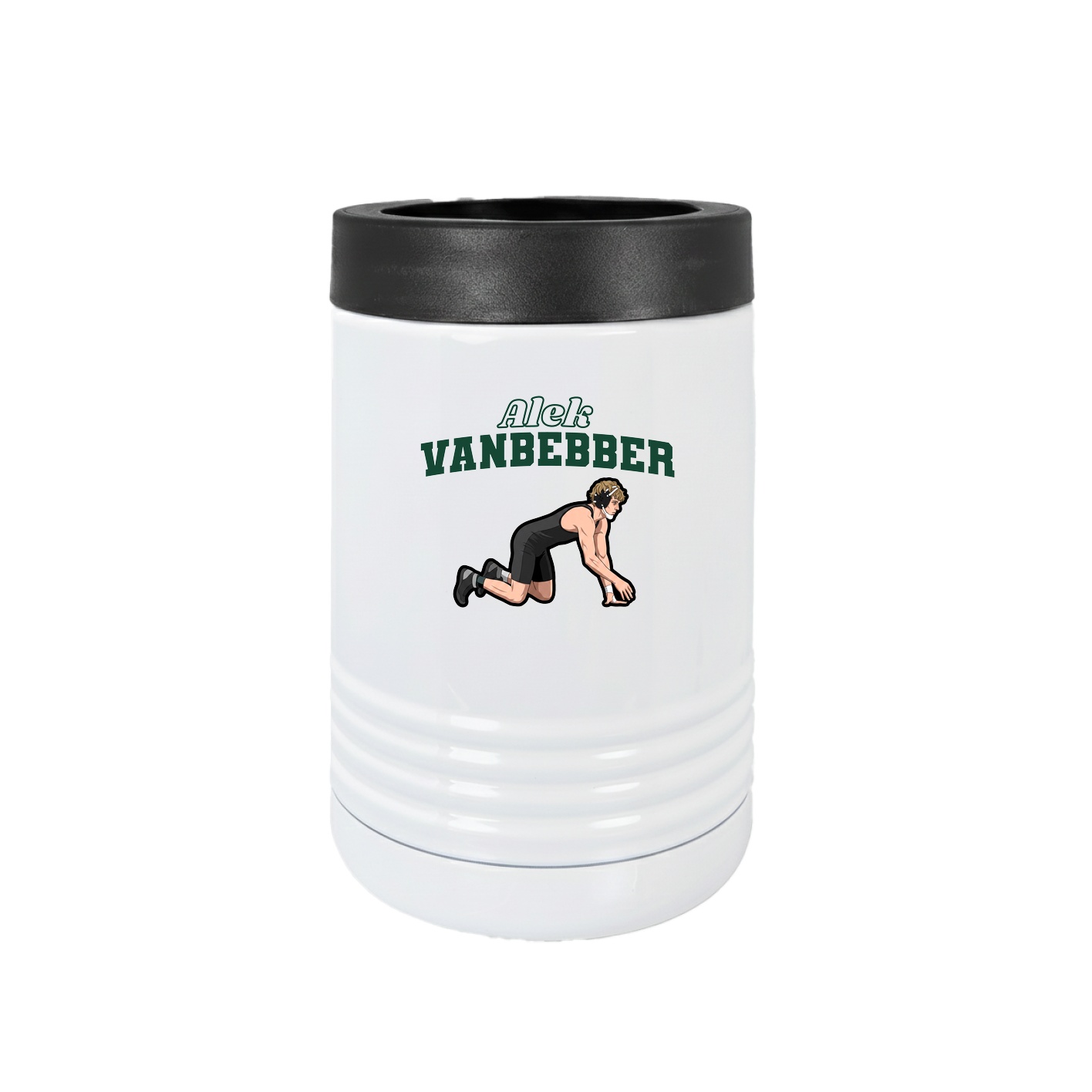 Beverage Holder — Name Arch in White