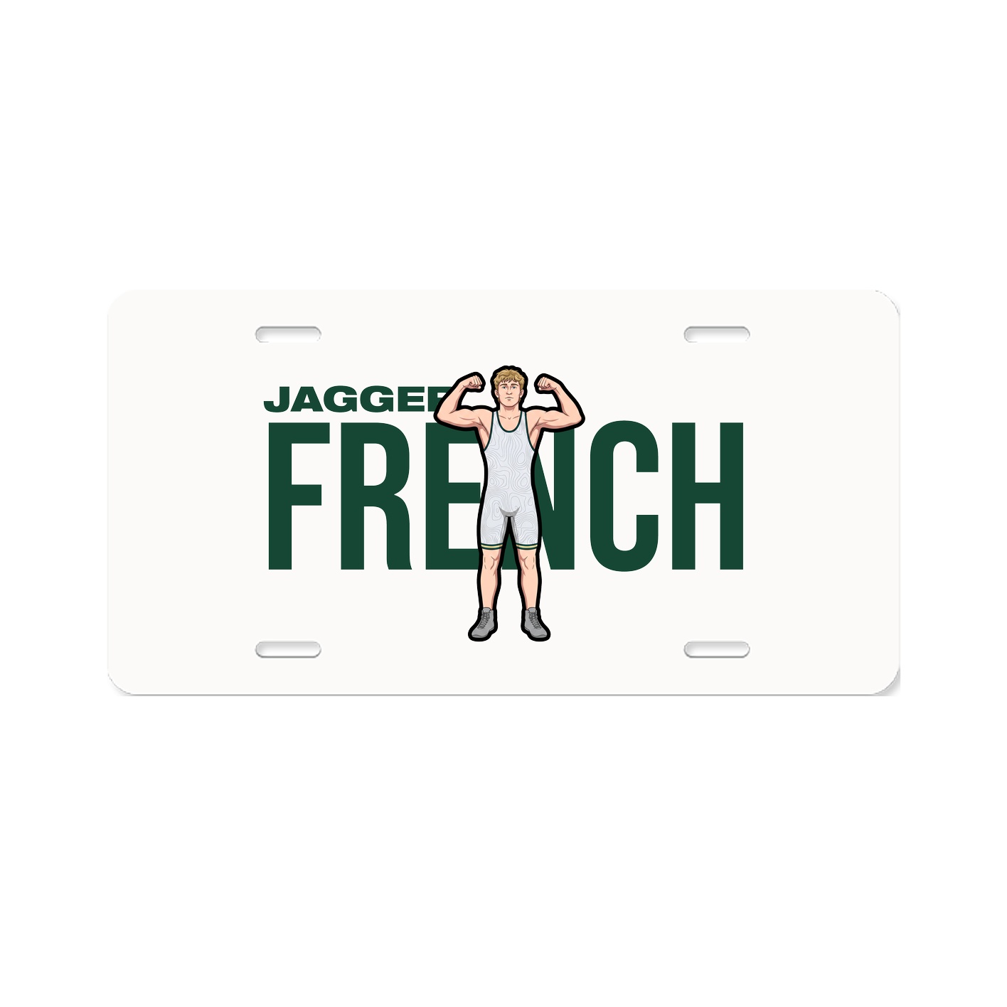 License Plate — Player Name in Classic