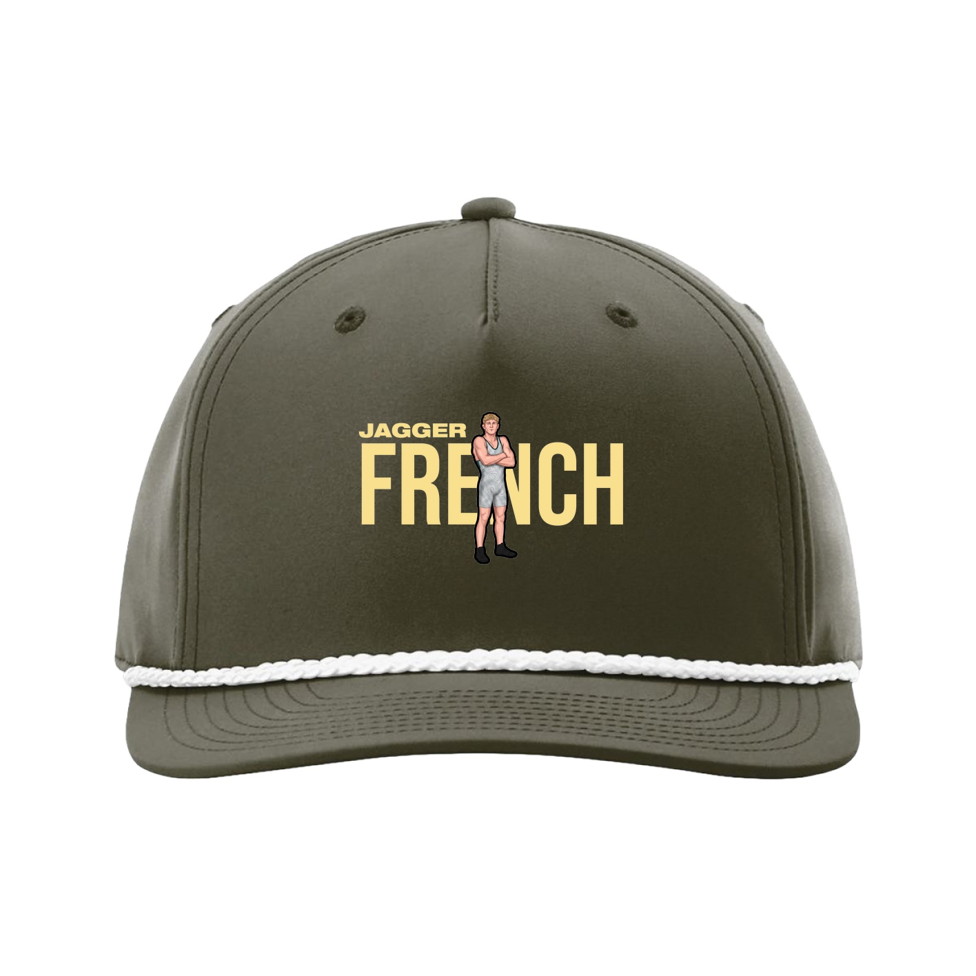 Five-Panel Classic Rope Cap — Player Name in Green