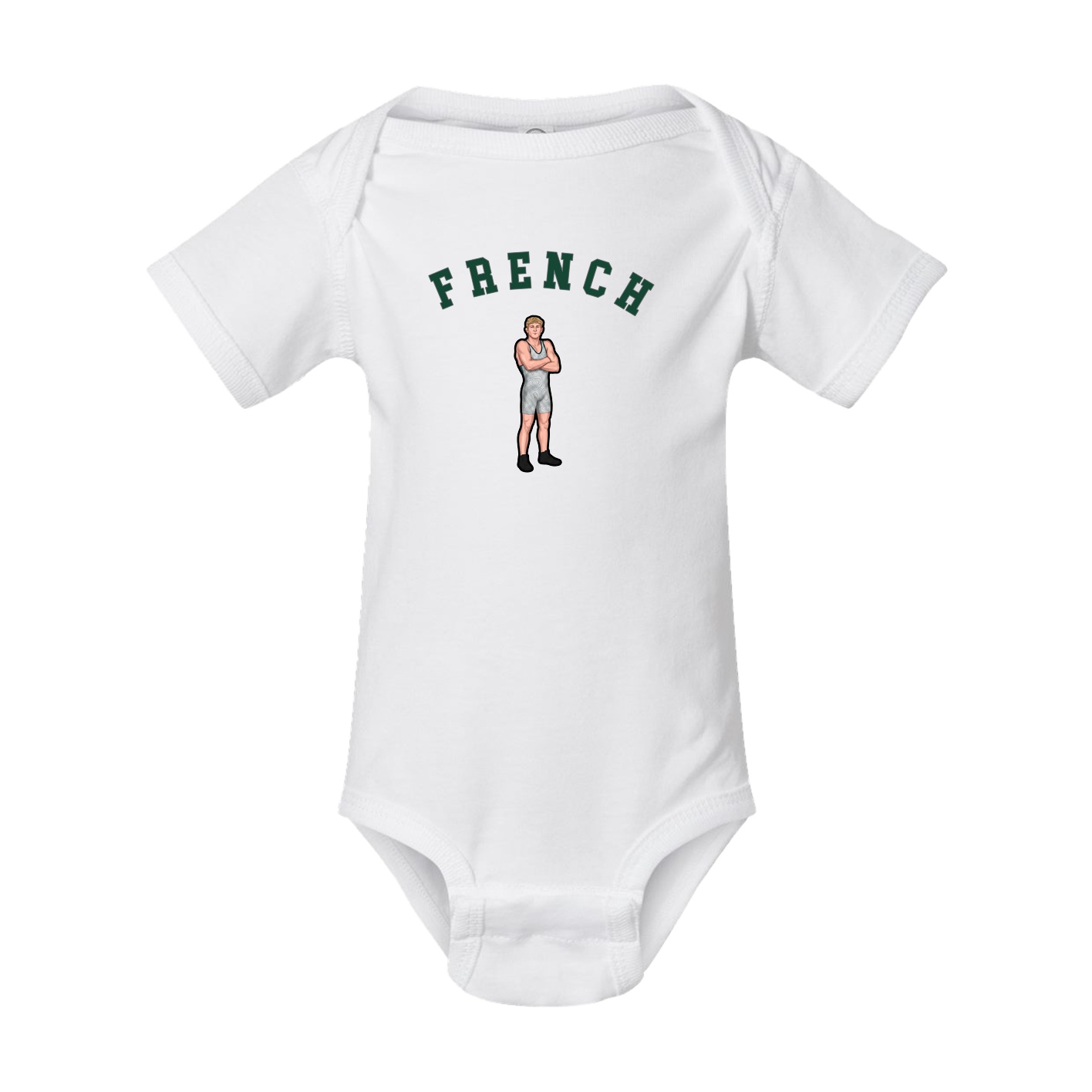 Baby Onesie — Shirsey Arch in White