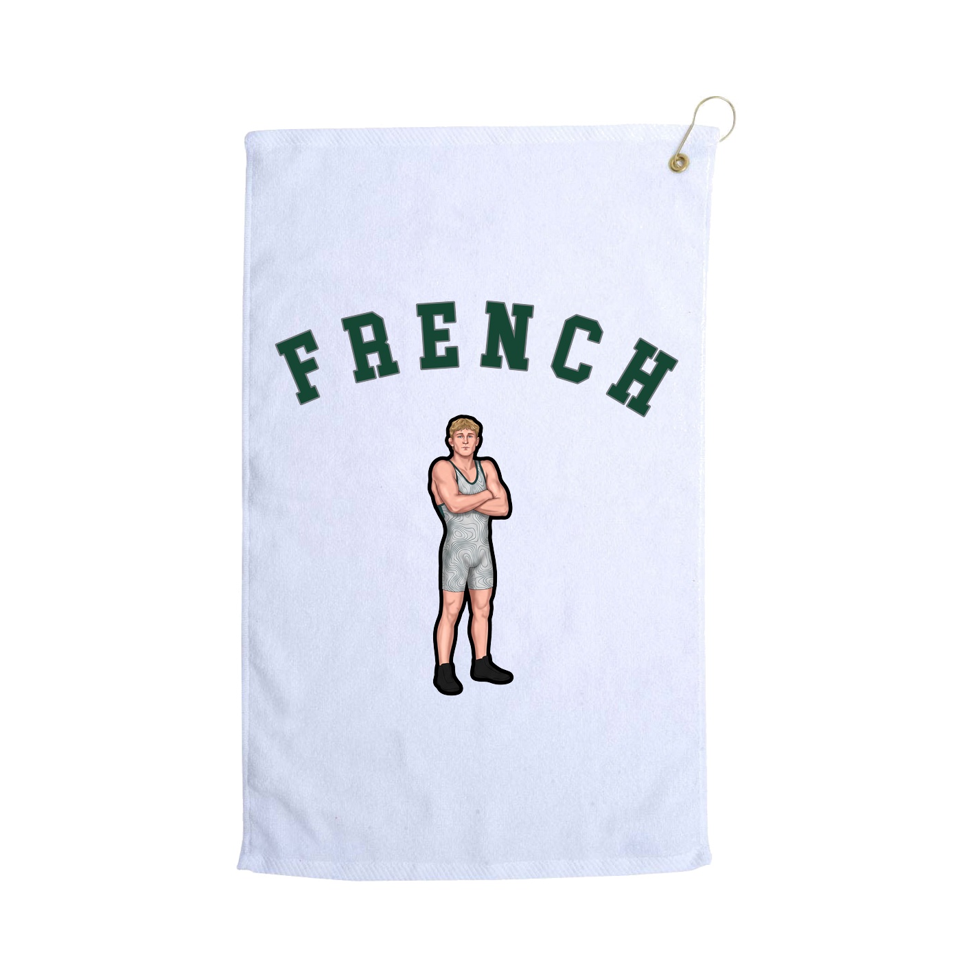 Golf Towel — Shirsey Arch in White