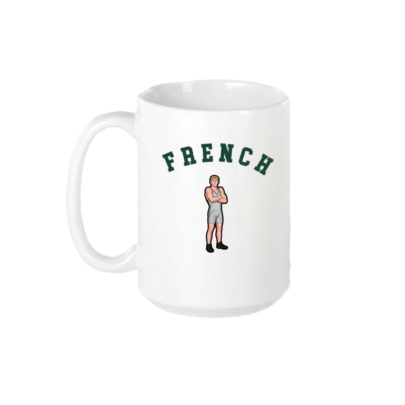 15oz Coffee Mug — Shirsey Arch in White