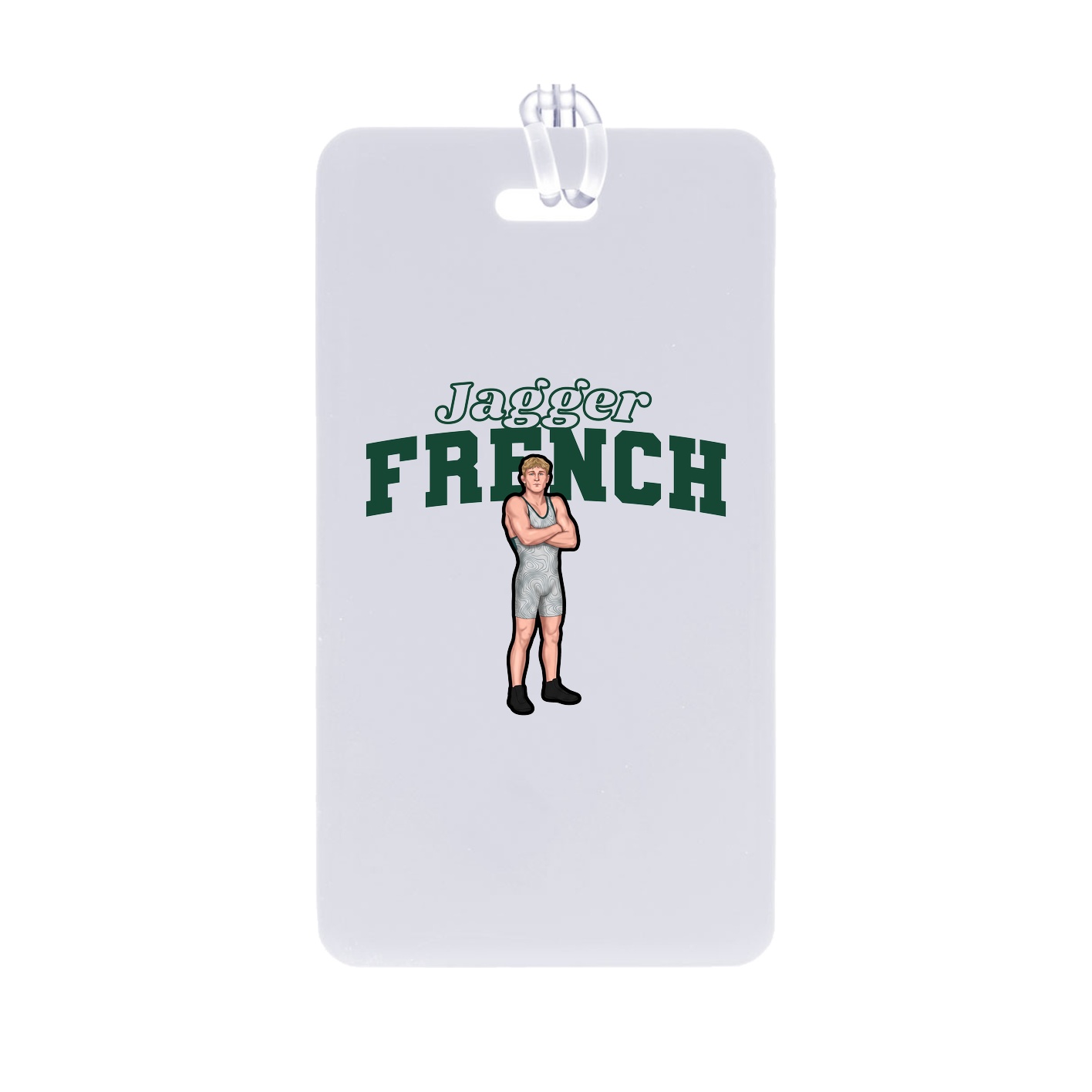 Bag Tag — Name Arch in Classic