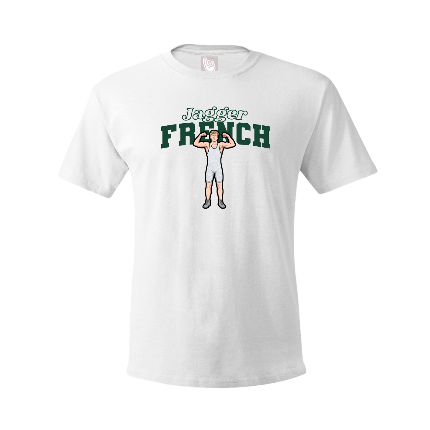 Tee — Name Arch in White