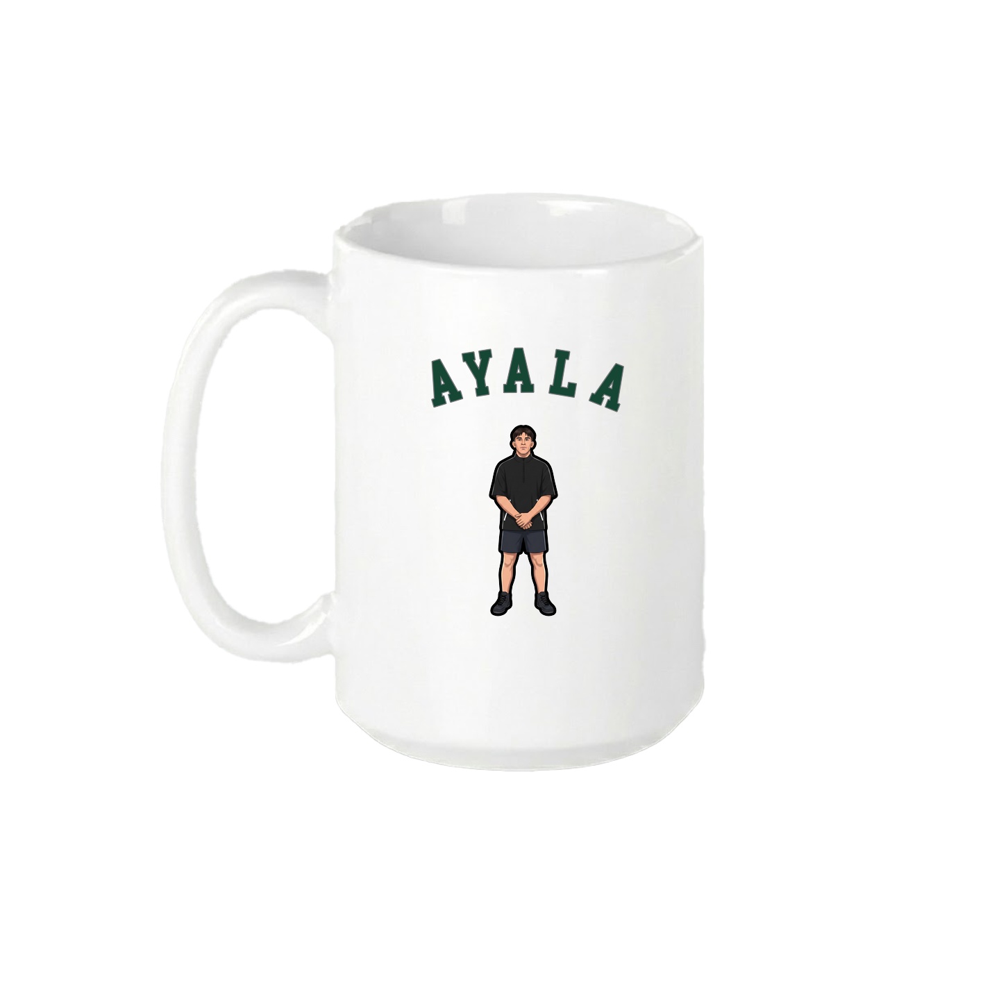 15oz Coffee Mug — Shirsey Arch in White