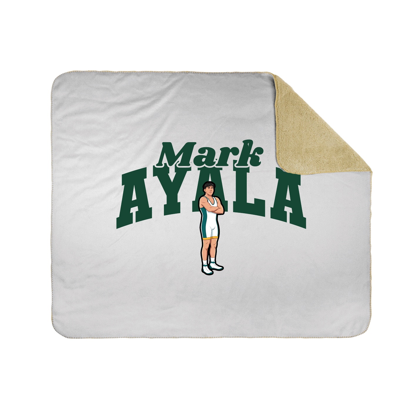 Throw Blanket — Signature Arch in White